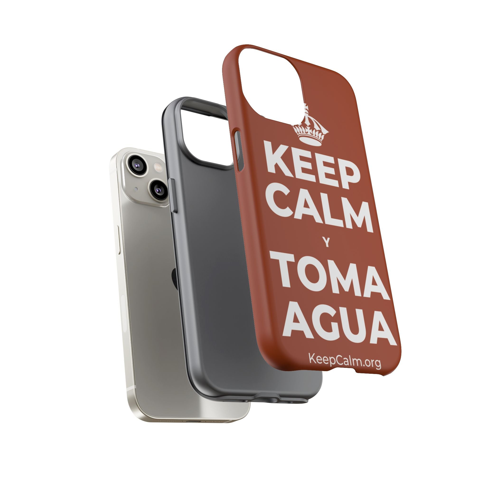 KEEP CALM Y TOMA AGUA Phone Case