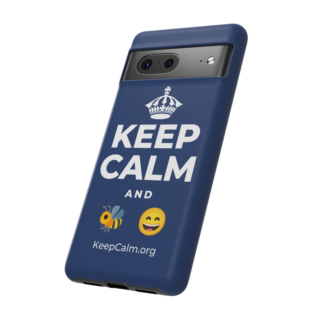KEEP CALM AND 🐝 😄 Phone Case