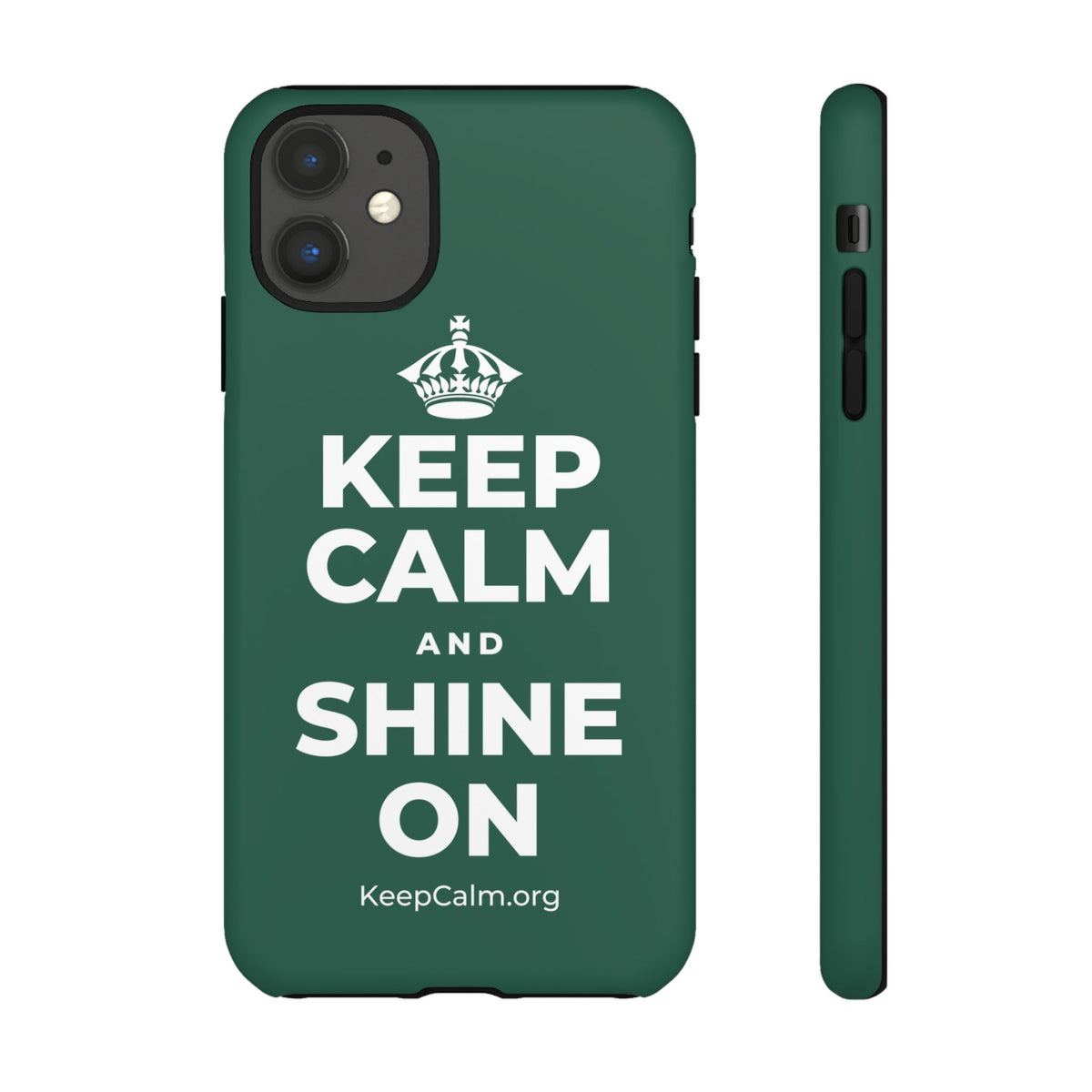 KEEP CALM AND SHINE ON Phone Case