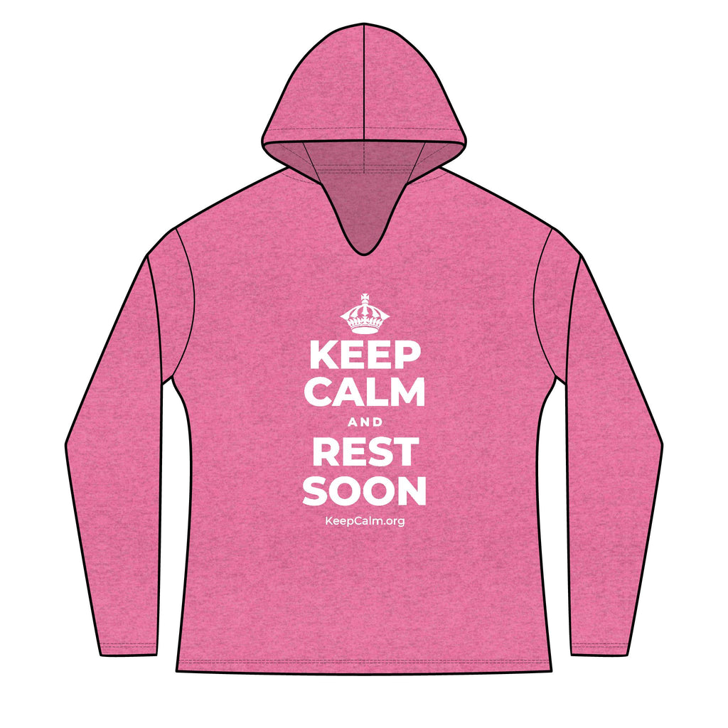 KEEP CALM AND REST SOON Women's Long Sleeve Hoodie