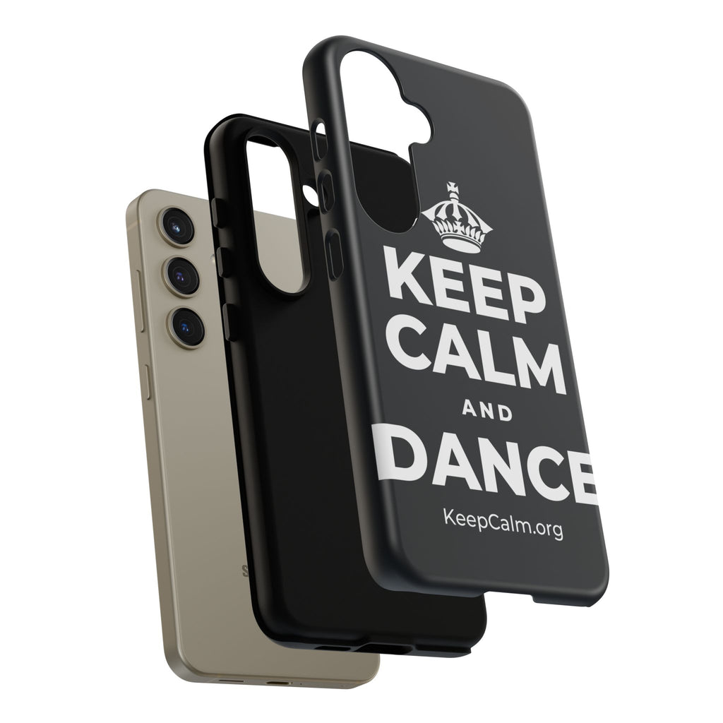 KEEP CALM AND DANCE Phone Case (Dark)