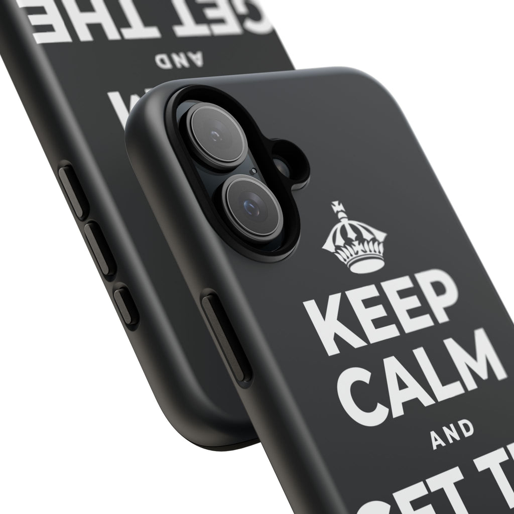 KEEP CALM AND GET THE PARTY STARTED Phone Case (Dark)