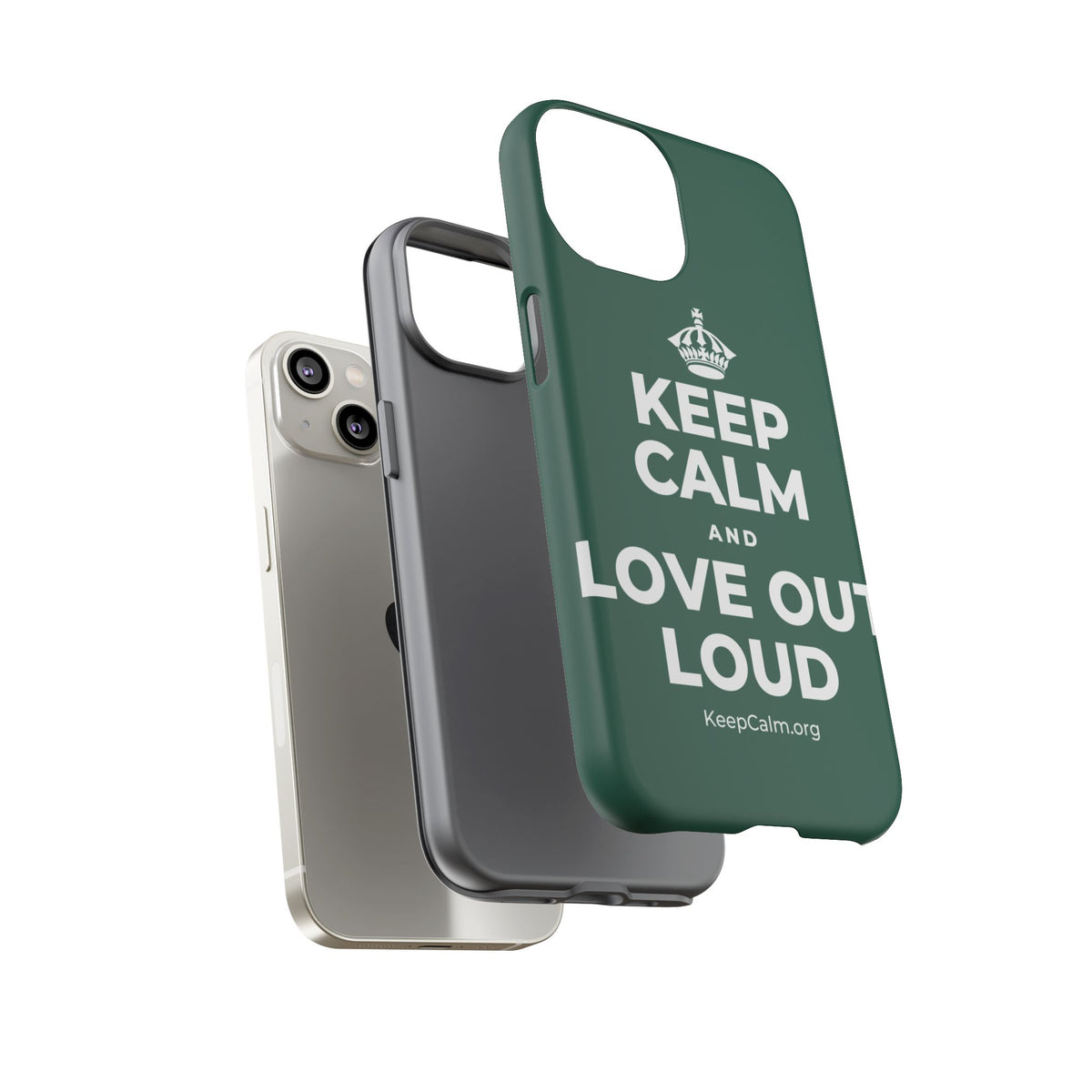 KEEP CALM AND LOVE OUT LOUD Phone Case