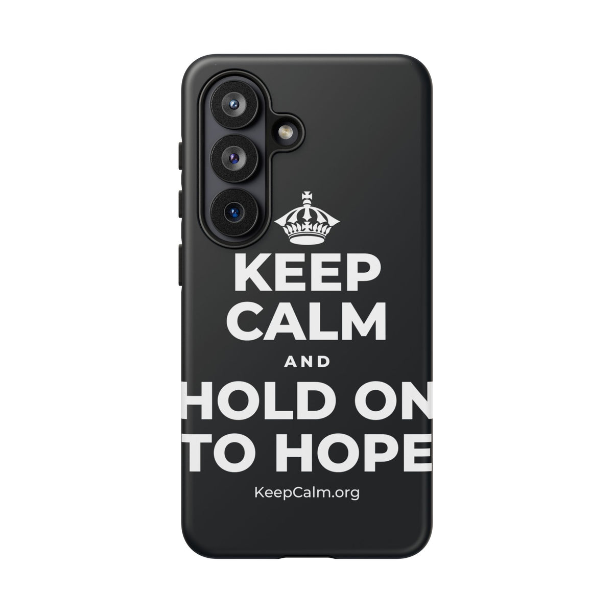KEEP CALM AND HOLD ON TO HOPE Phone Case (Dark)