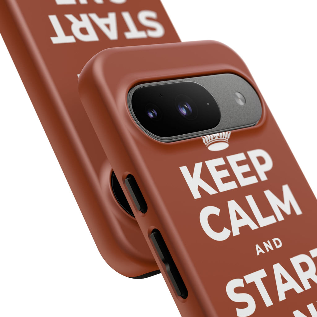 KEEP CALM AND START ONE FRESH PAGE Phone Case