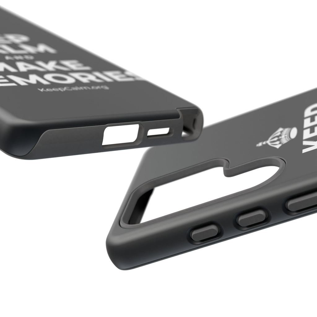 KEEP CALM AND MAKE MEMORIES Phone Case (Dark)
