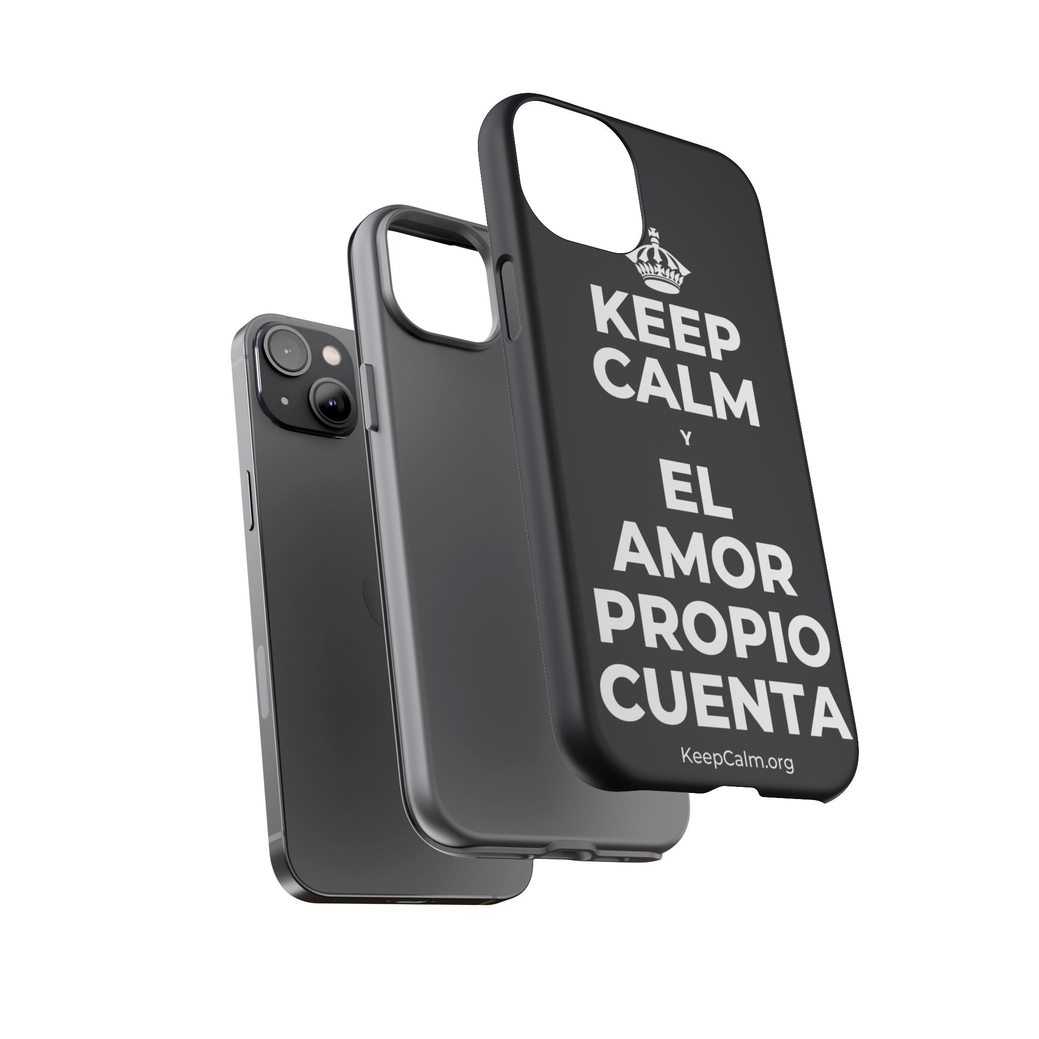 KEEP CALM Y EL AMOR PROPIO CUENTA Phone Case (Dark)