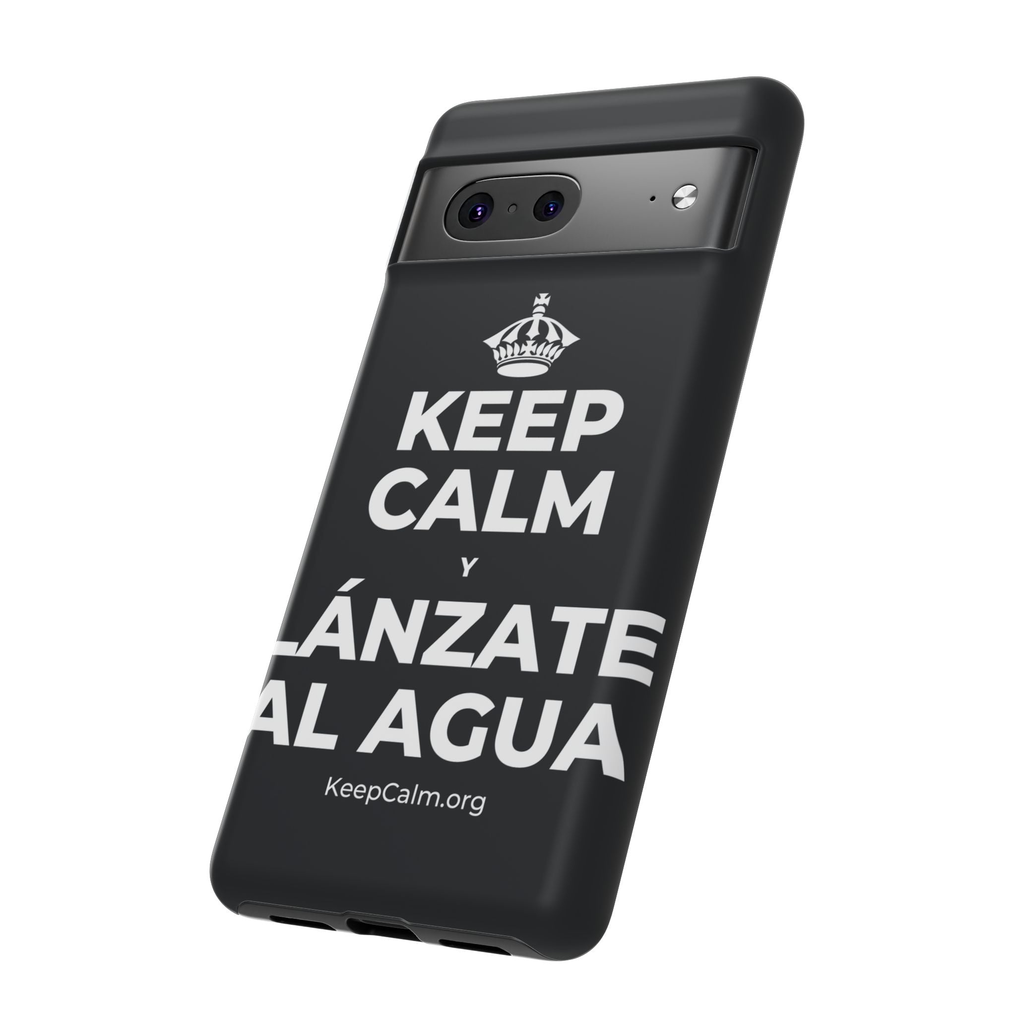 KEEP CALM Y LÁNZATE AL AGUA Phone Case (Dark)