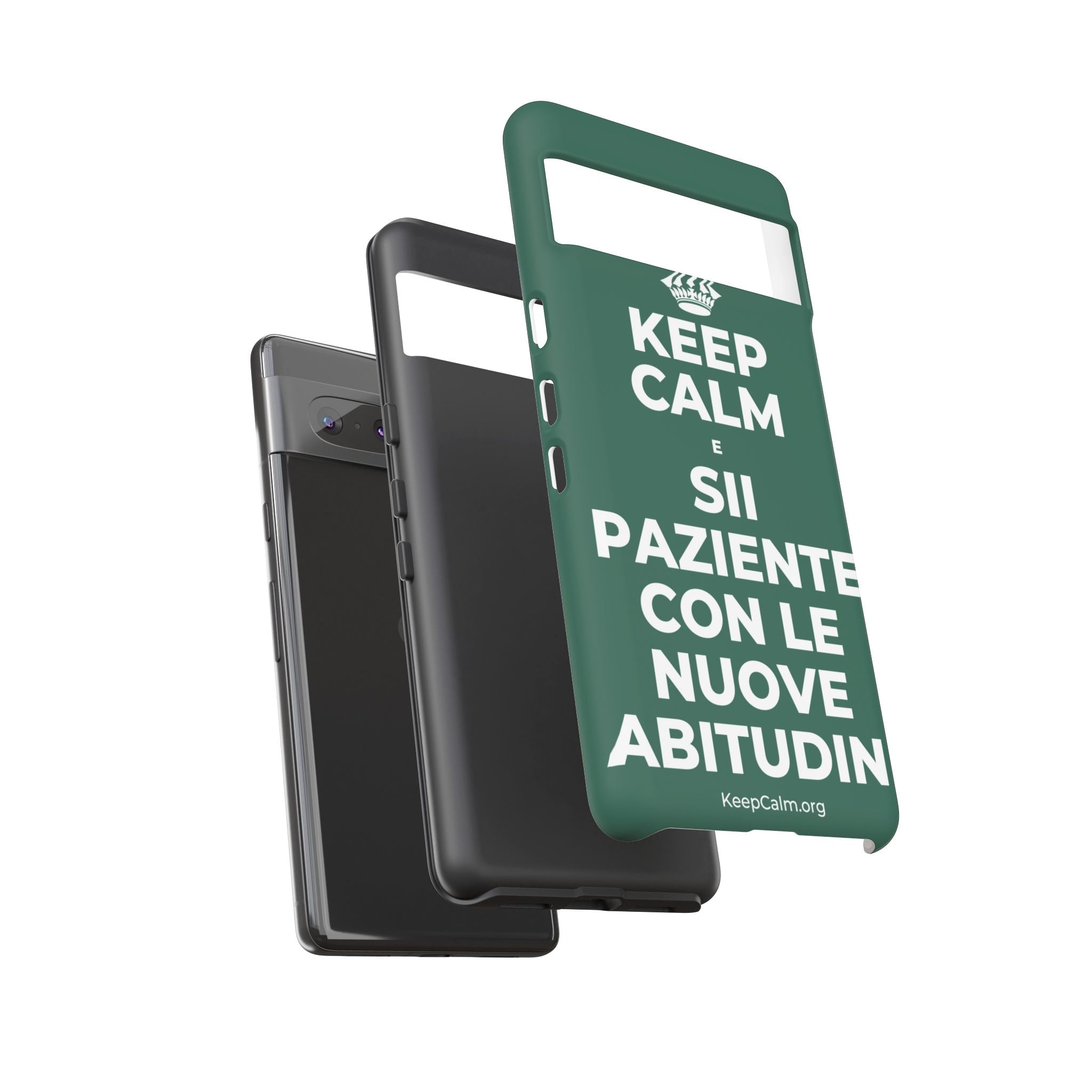 KEEP CALM E SII PAZIENTE CON LE NUOVE ABITUDINI Phone Case