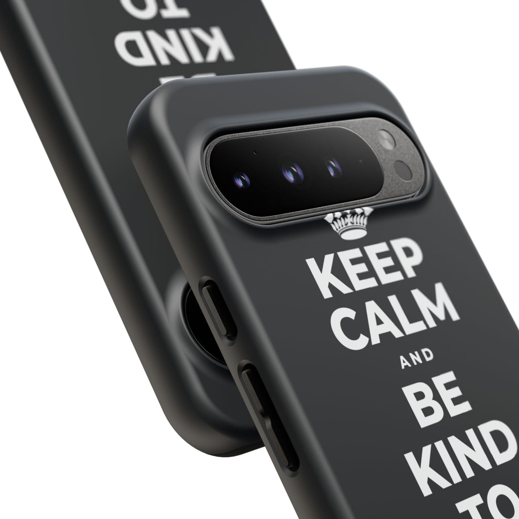 KEEP CALM AND BE KIND TO THE NEW KID Phone Case (Dark)