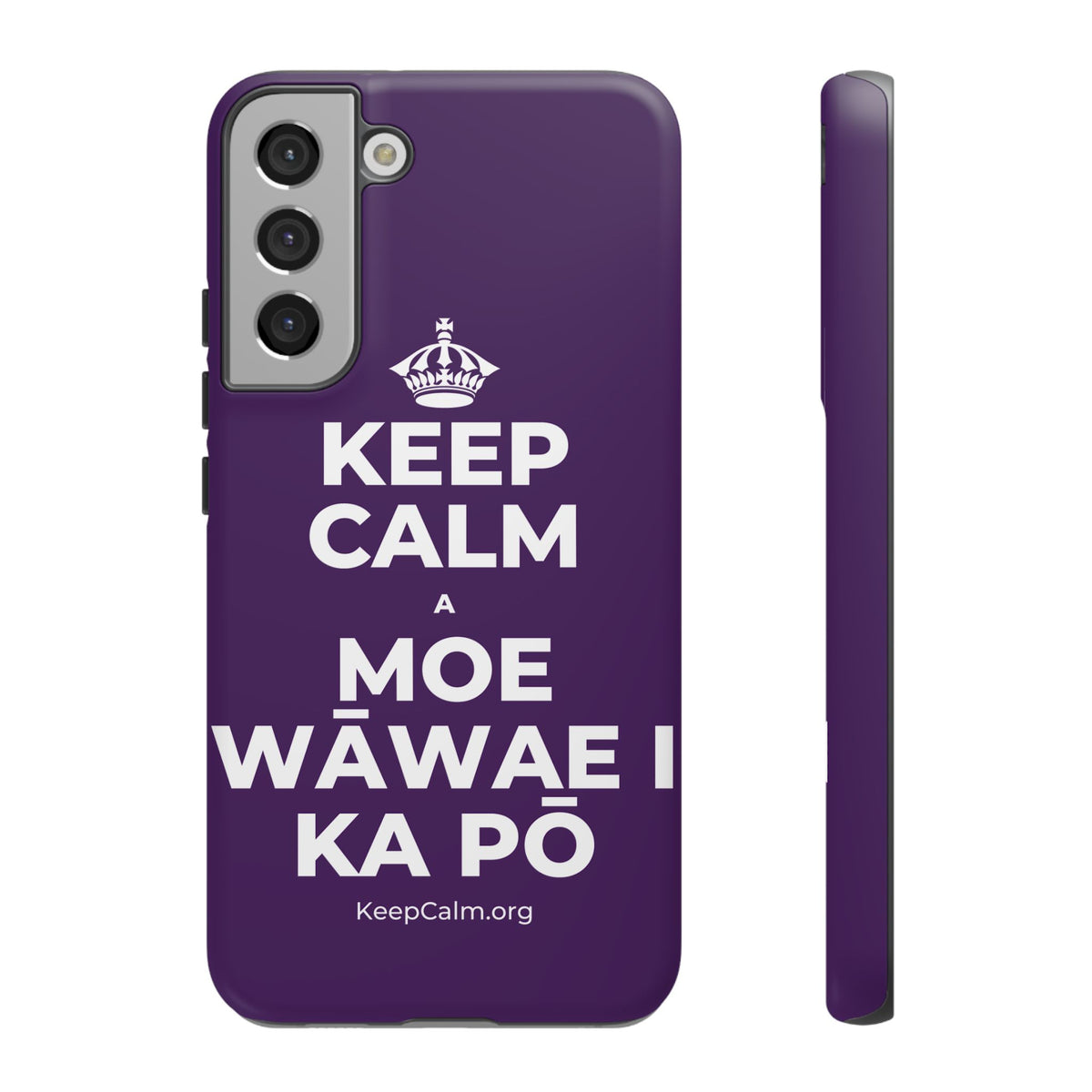 KEEP CALM A MOE WĀWAE I KA PŌ Phone Case