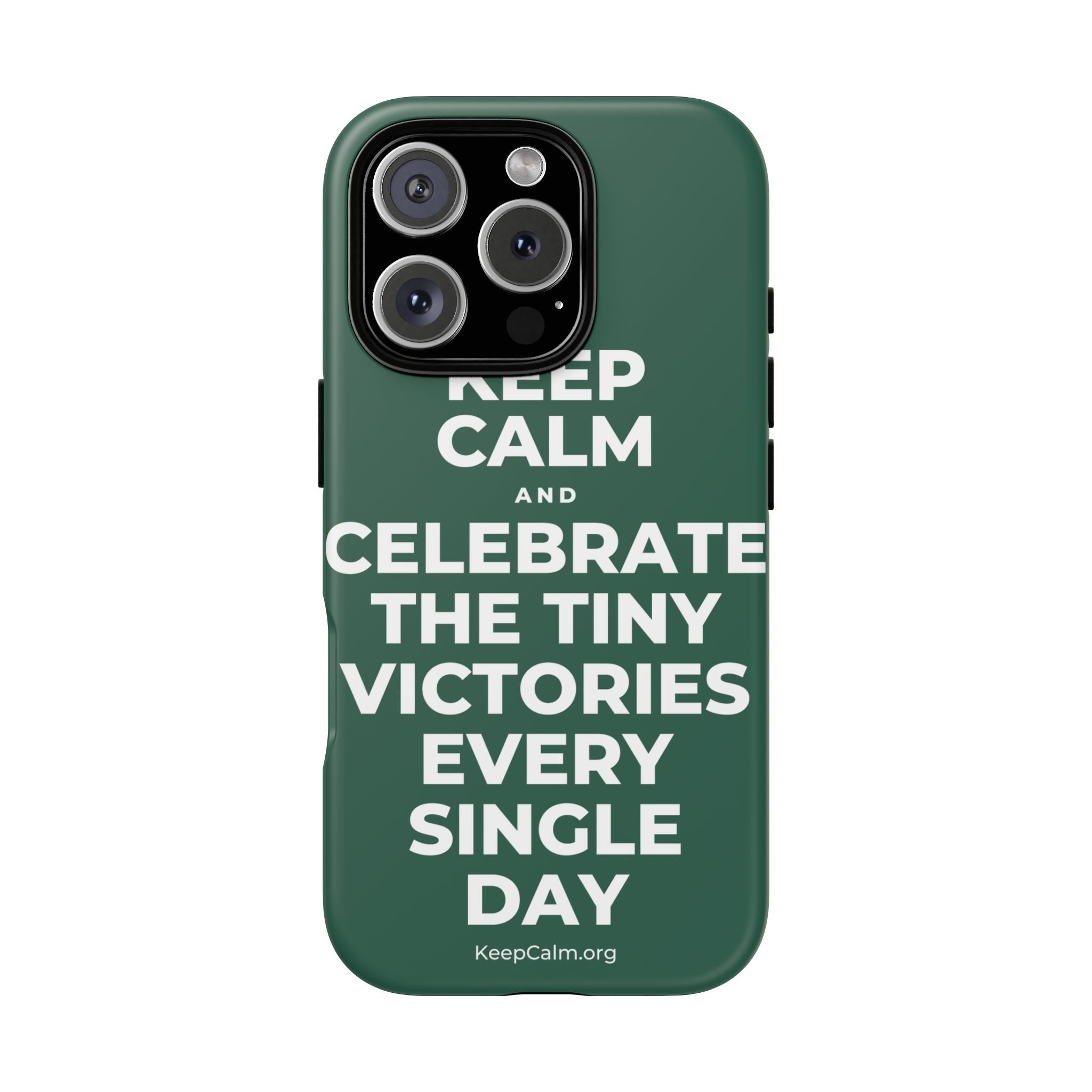 KEEP CALM AND CELEBRATE THE TINY VICTORIES EVERY SINGLE DAY Phone Case