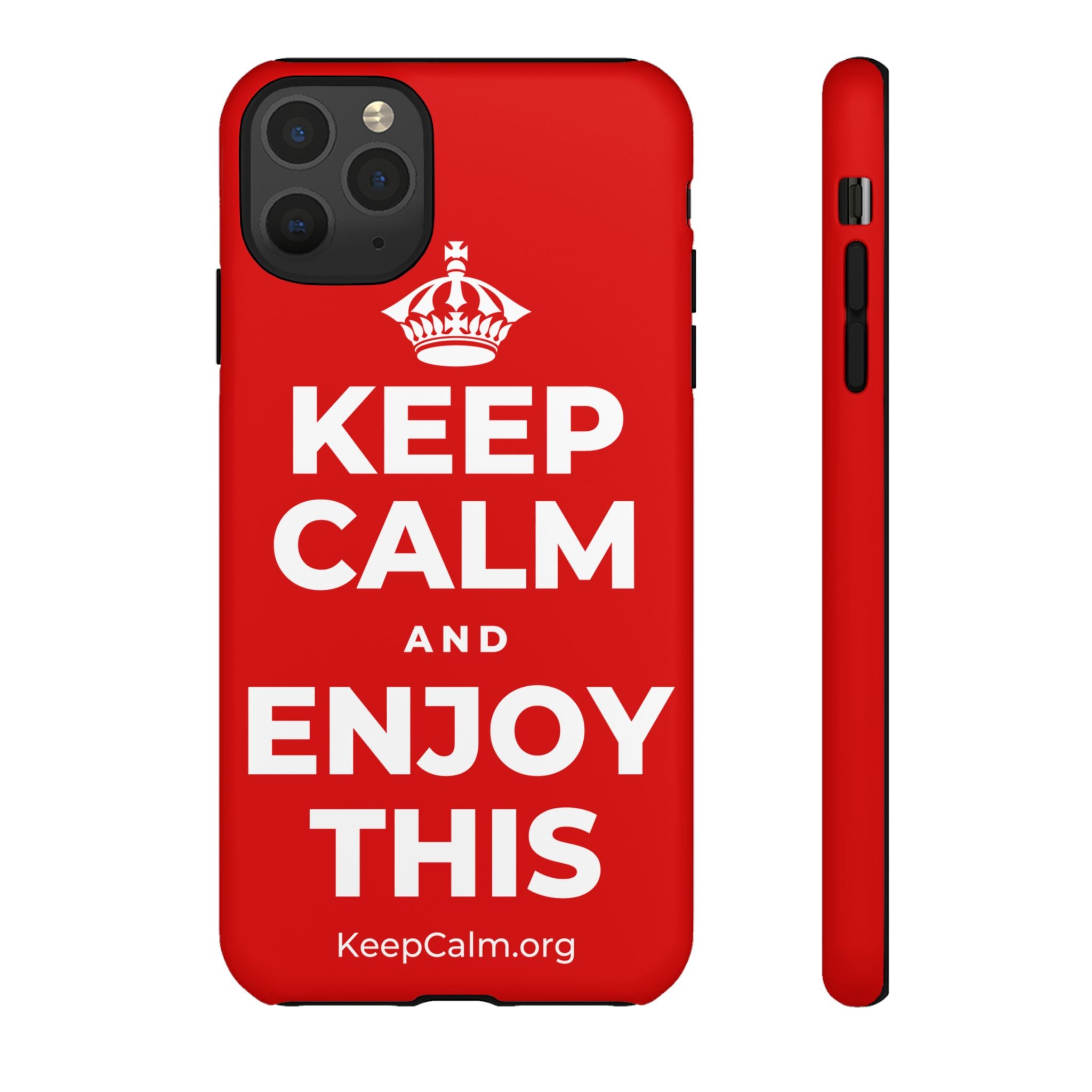 KEEP CALM AND ENJOY THIS Phone Case