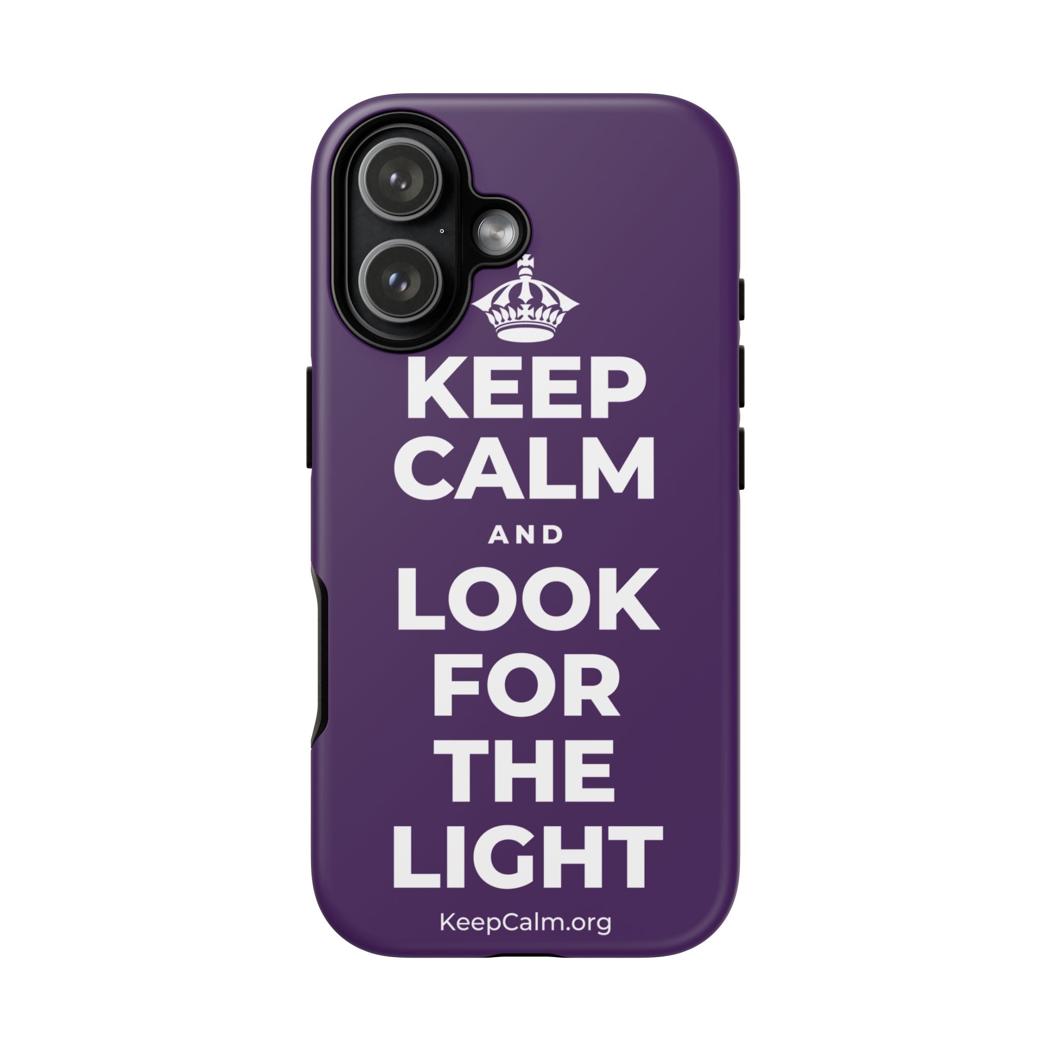 KEEP CALM AND LOOK FOR THE LIGHT Phone Case