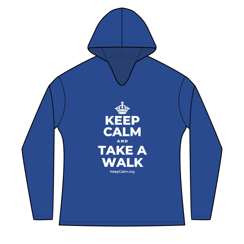 KEEP CALM AND TAKE A WALK Women's Long Sleeve Hoodie