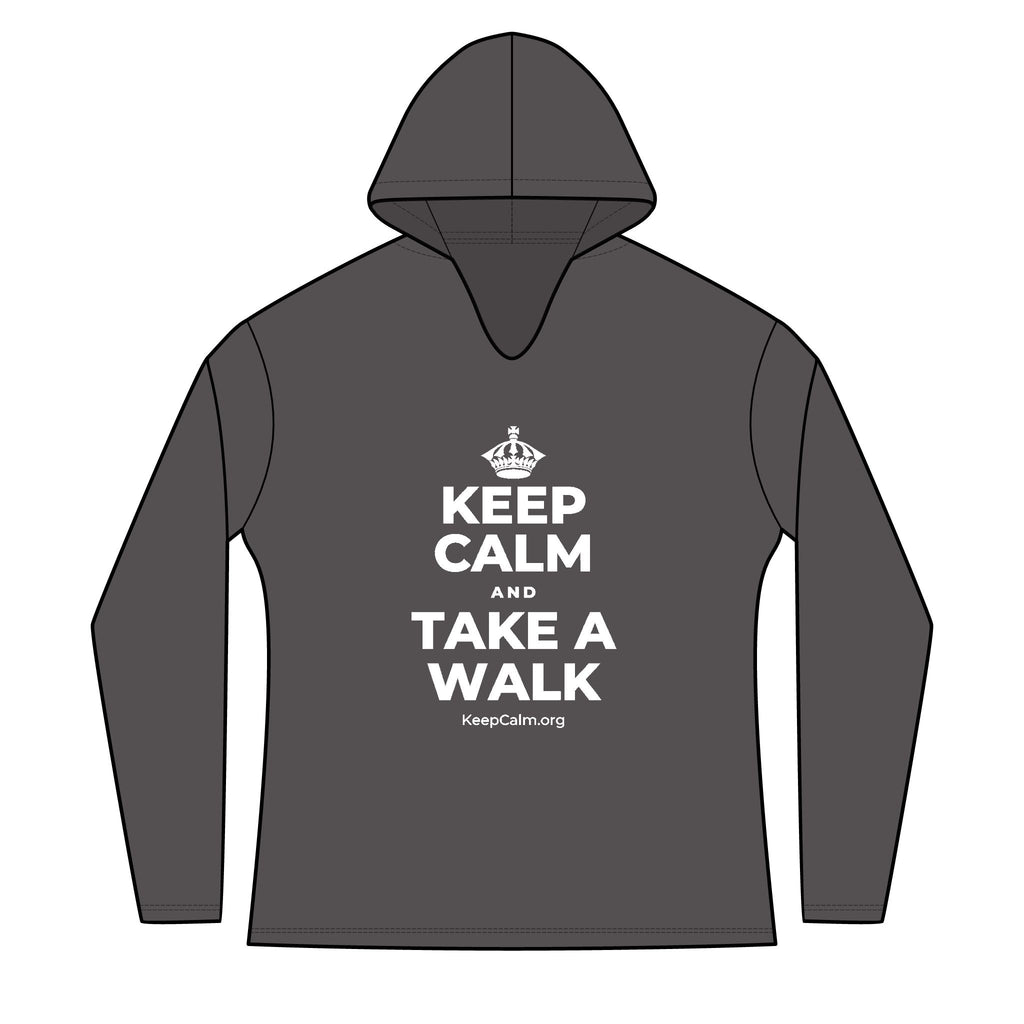 KEEP CALM AND TAKE A WALK Women's Long Sleeve Hoodie
