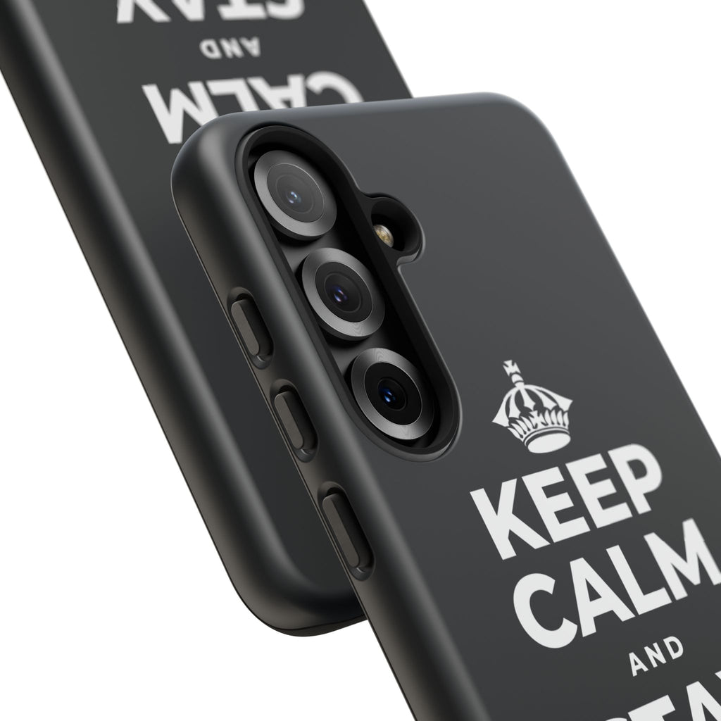 KEEP CALM AND STAY FEARLESS Phone Case (Dark)