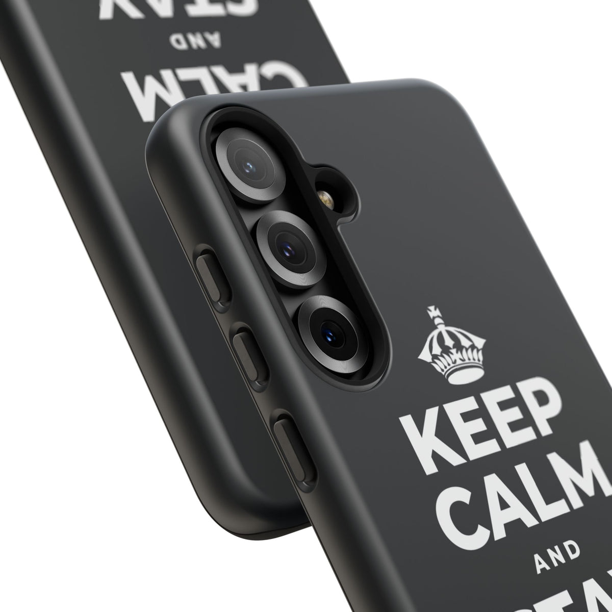 KEEP CALM AND STAY FEARLESS Phone Case (Dark)
