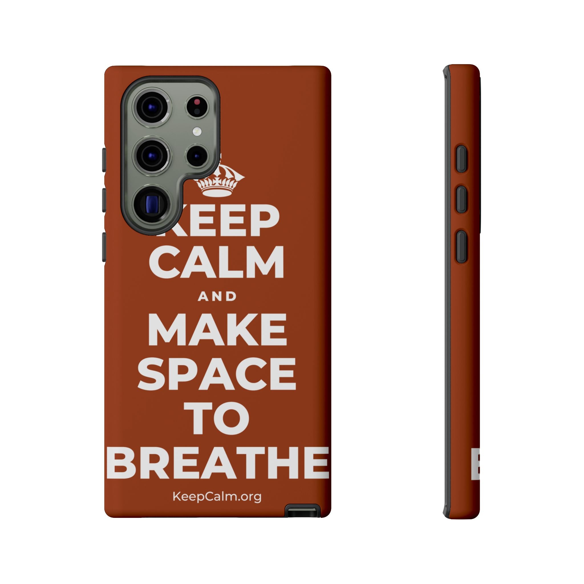 KEEP CALM AND MAKE SPACE TO BREATHE Phone Case