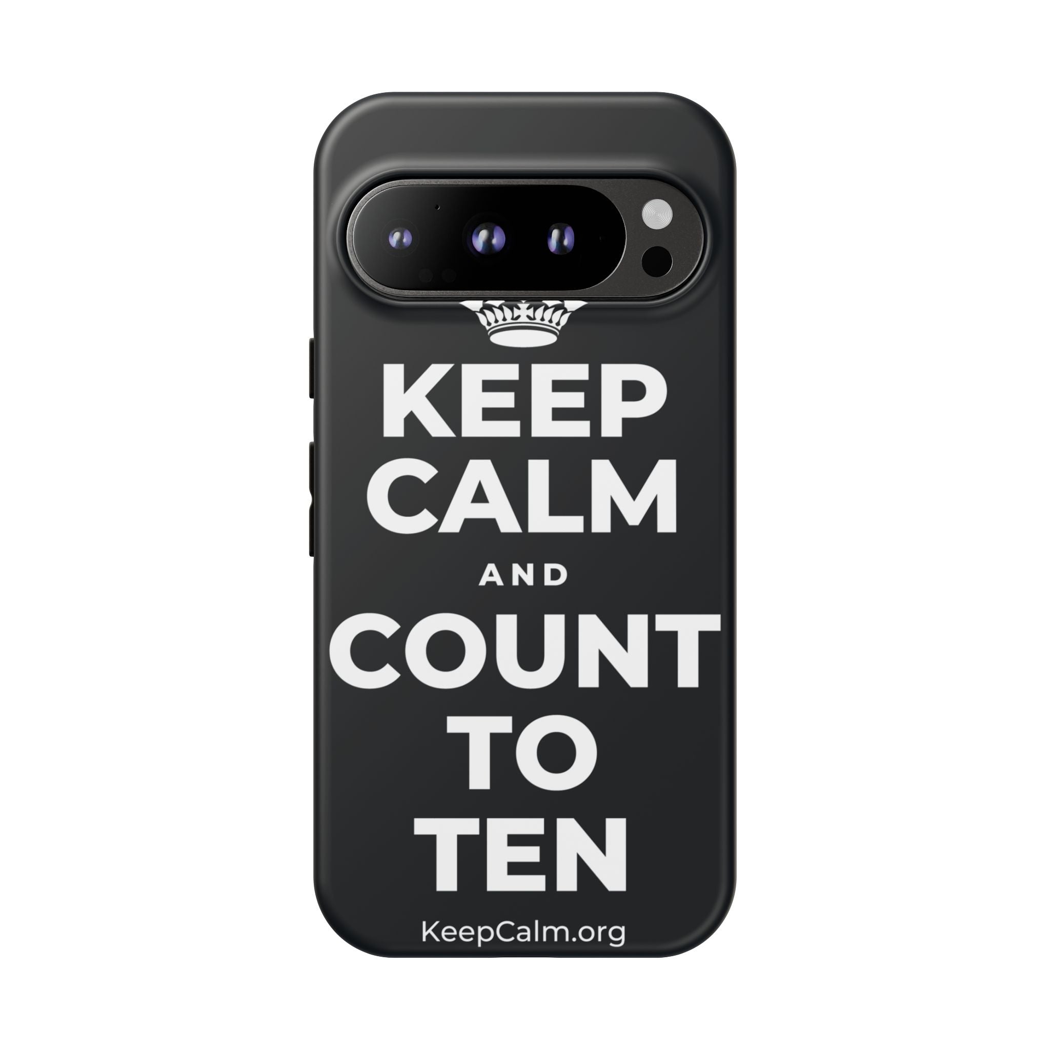 KEEP CALM AND COUNT TO TEN Phone Case (Dark)