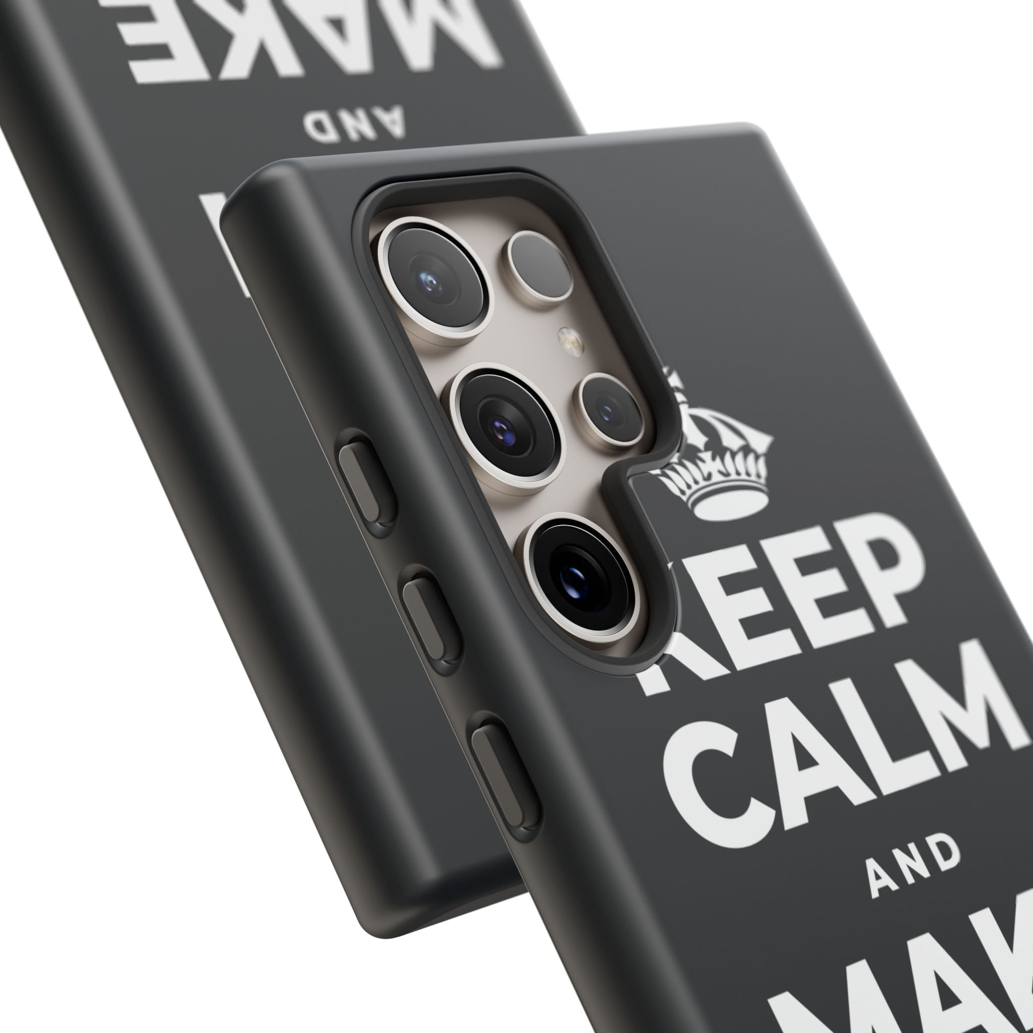 KEEP CALM AND MAKE TODAY GENTLE Phone Case (Dark)