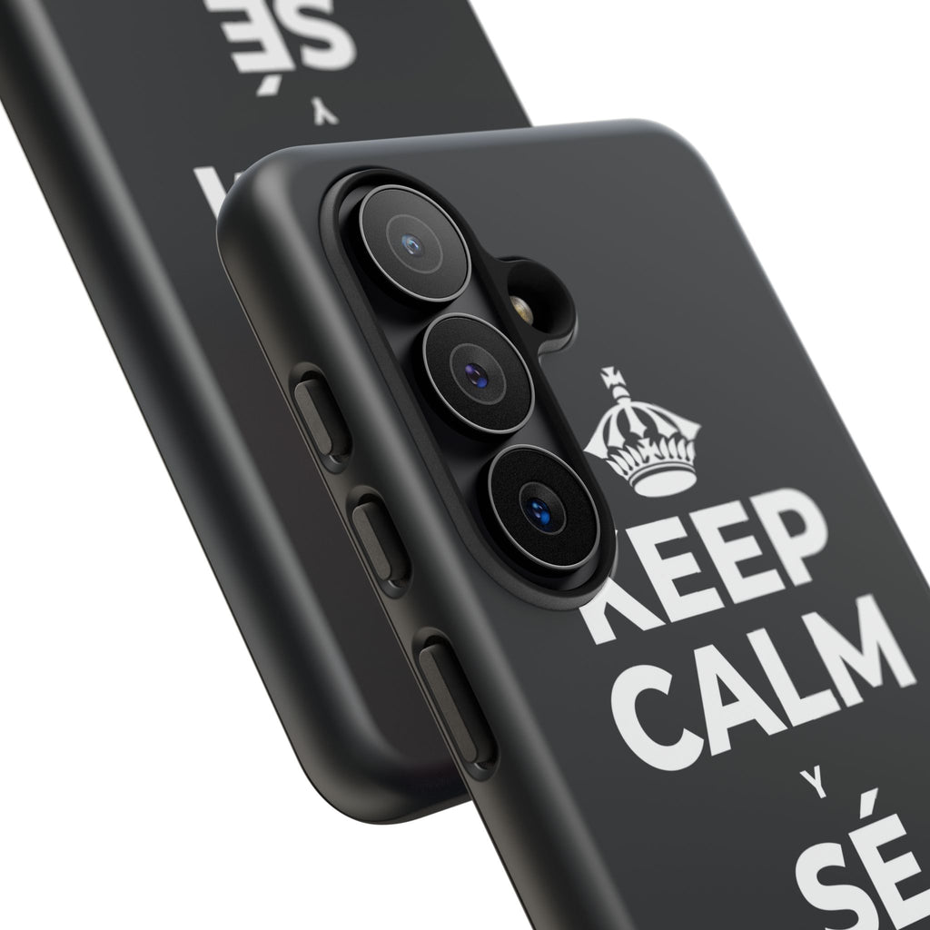 KEEP CALM Y SÉ SUAVE CONTIGO Phone Case (Dark)