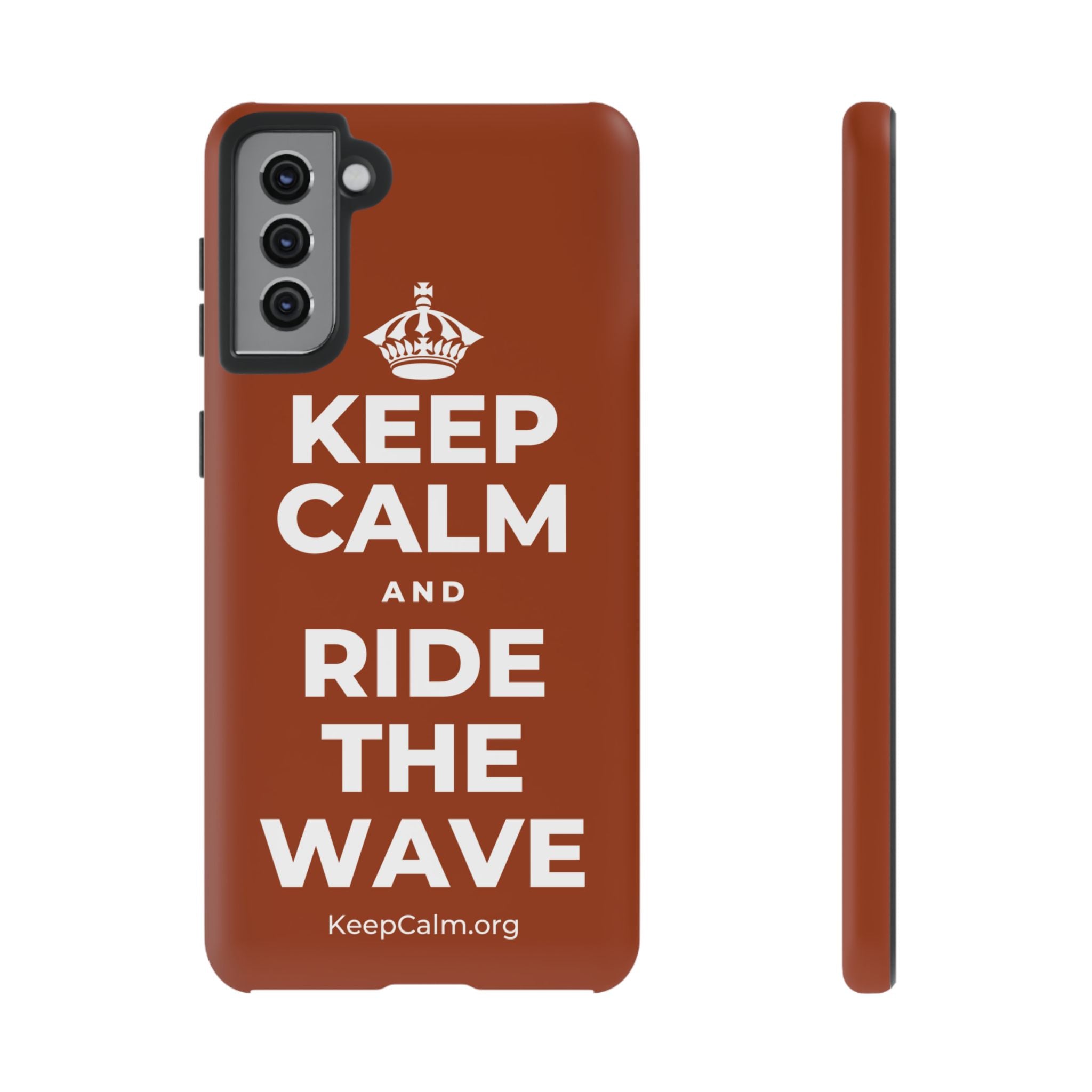 KEEP CALM AND RIDE THE WAVE Phone Case
