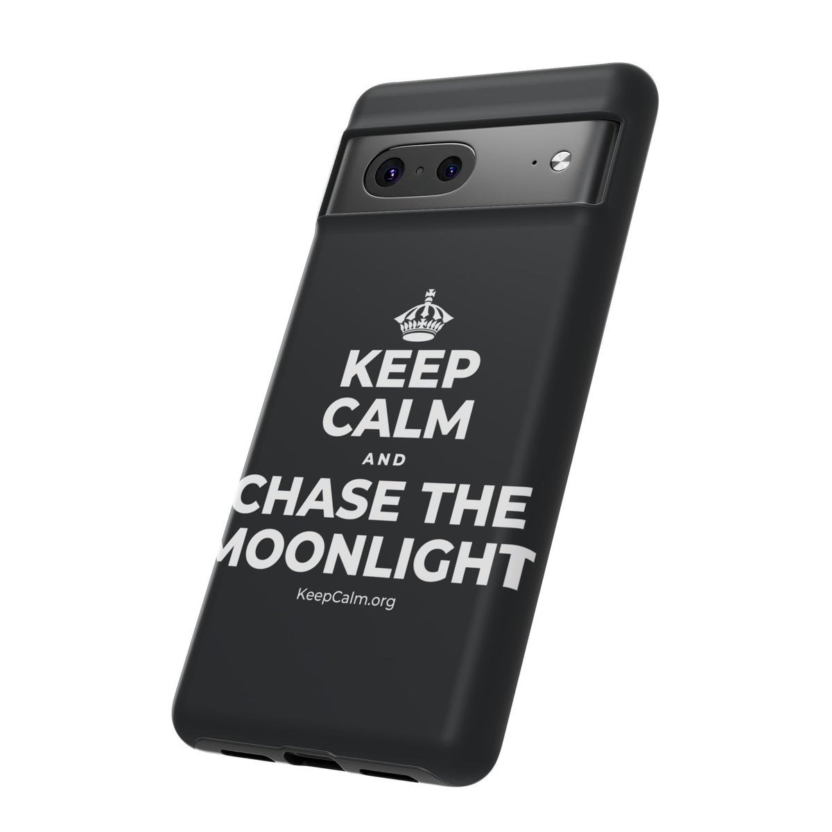 KEEP CALM AND CHASE THE MOONLIGHT Phone Case (Dark)