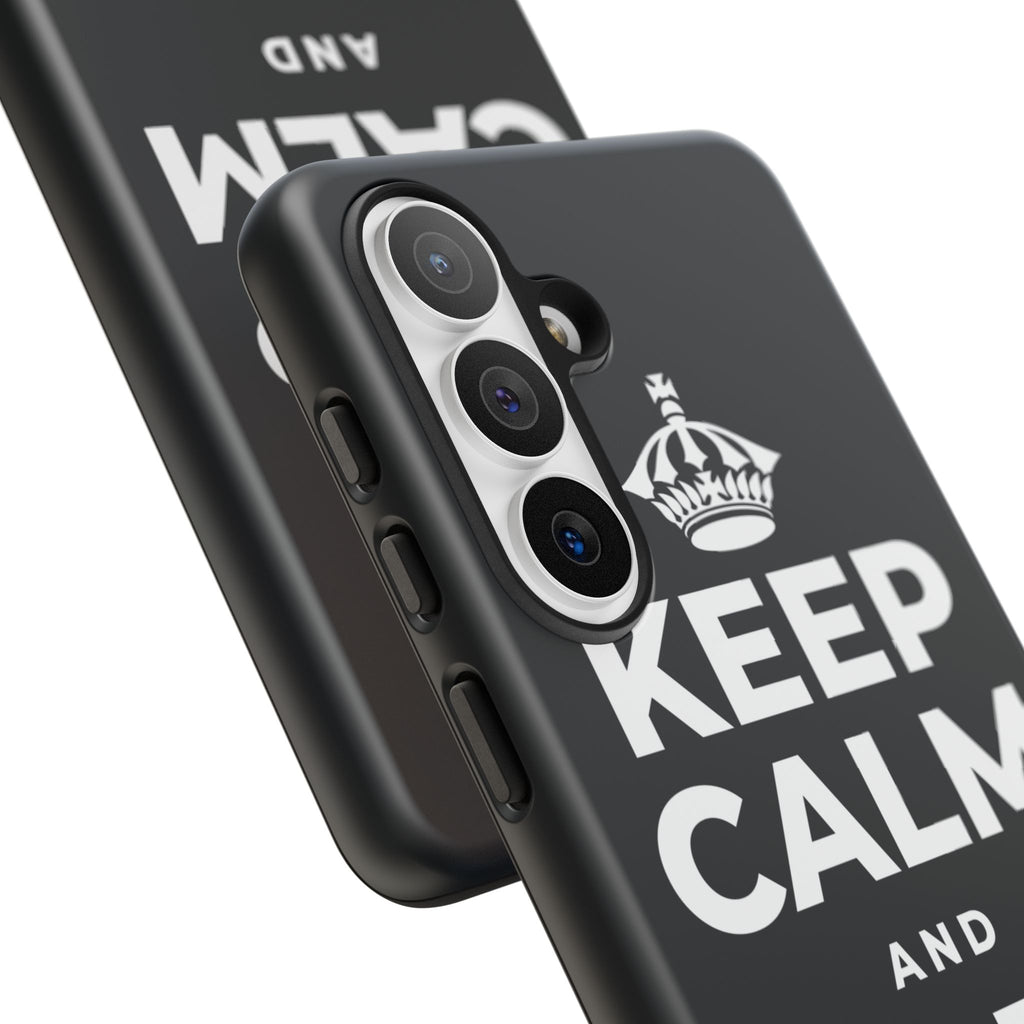 KEEP CALM AND BE PROUD Phone Case (Dark)