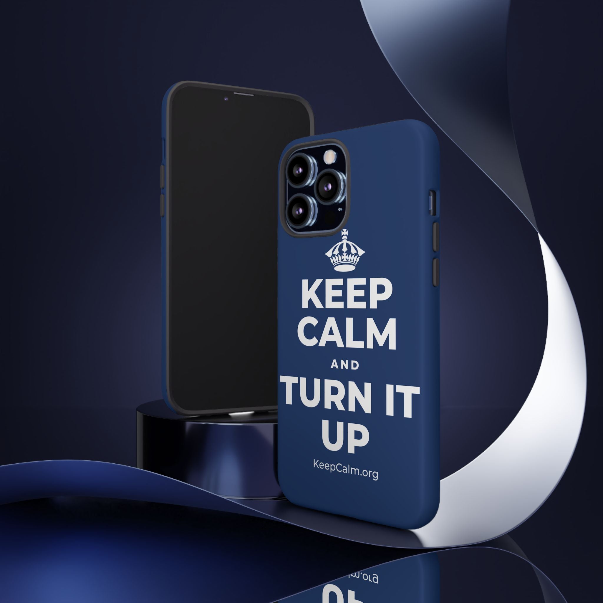 KEEP CALM AND TURN IT UP Phone Case