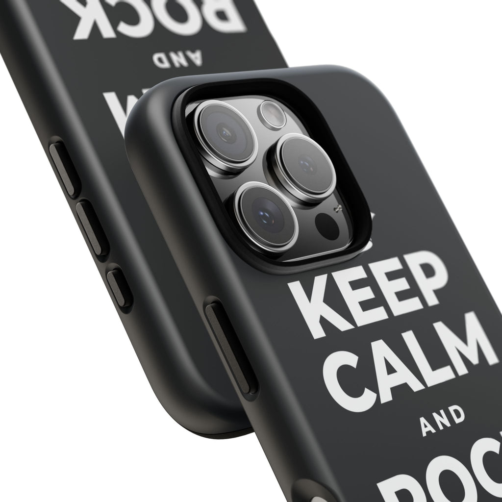 KEEP CALM AND ROCK THAT SMILE Phone Case (Dark)