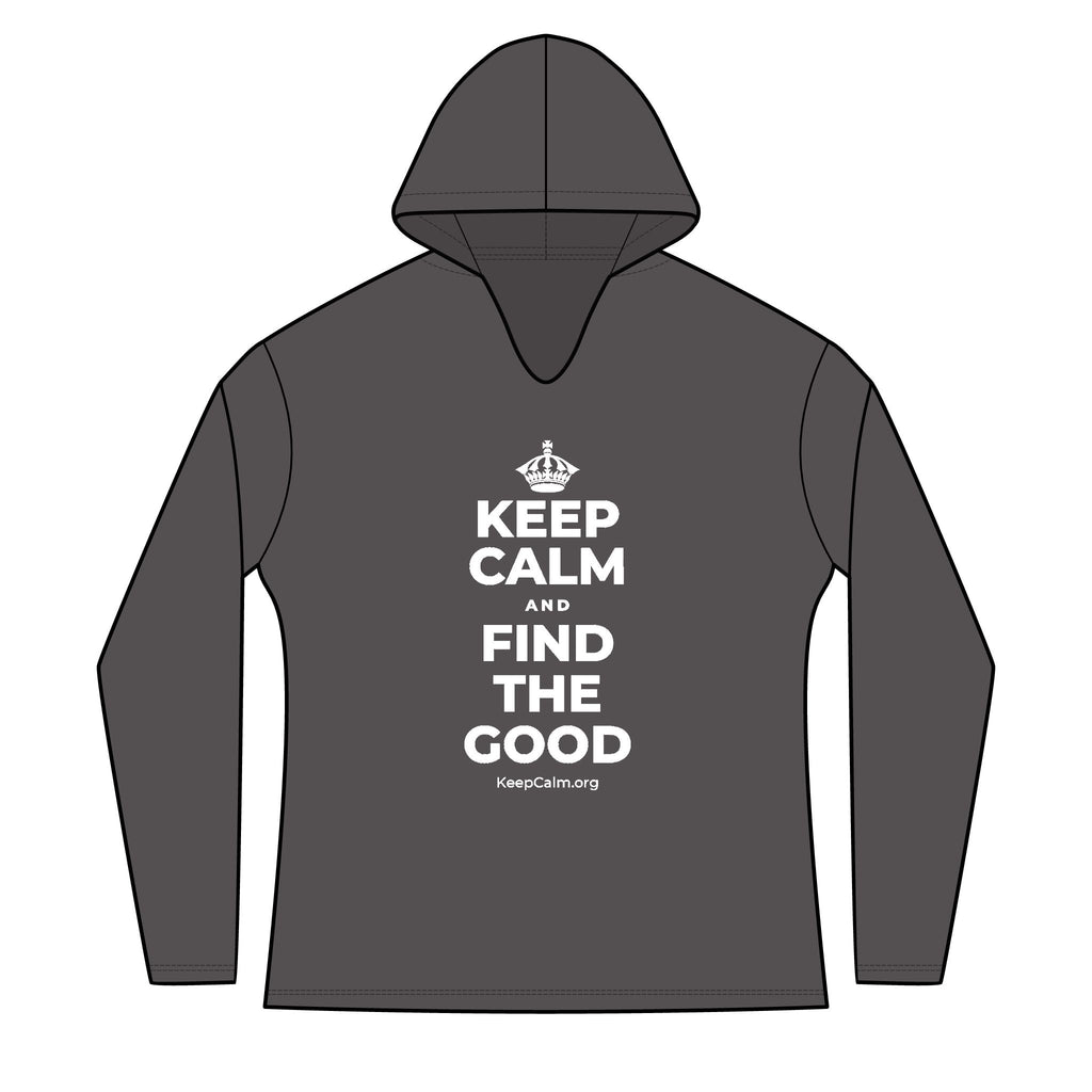 KEEP CALM AND FIND THE GOOD Women's Long Sleeve Hoodie