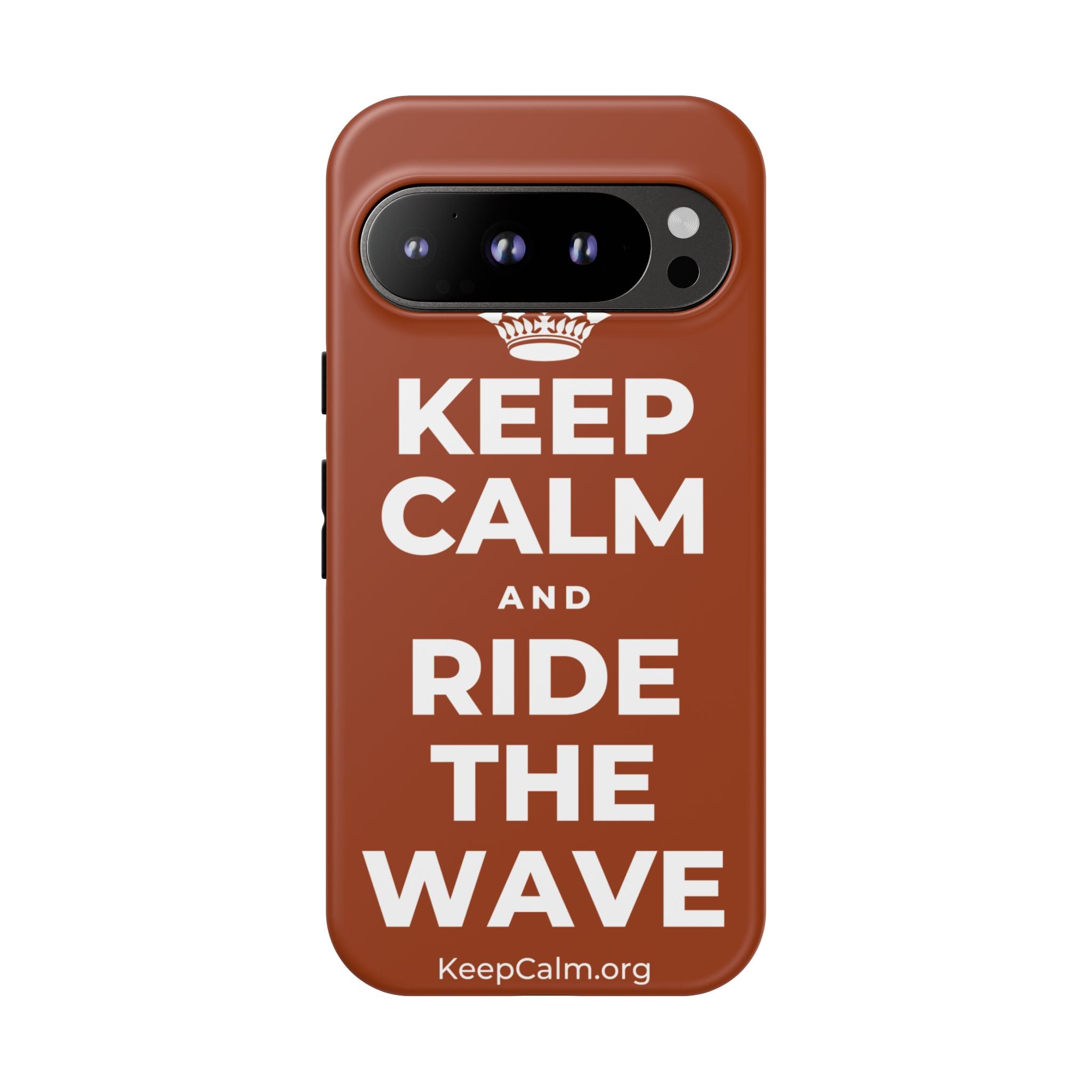 KEEP CALM AND RIDE THE WAVE Phone Case