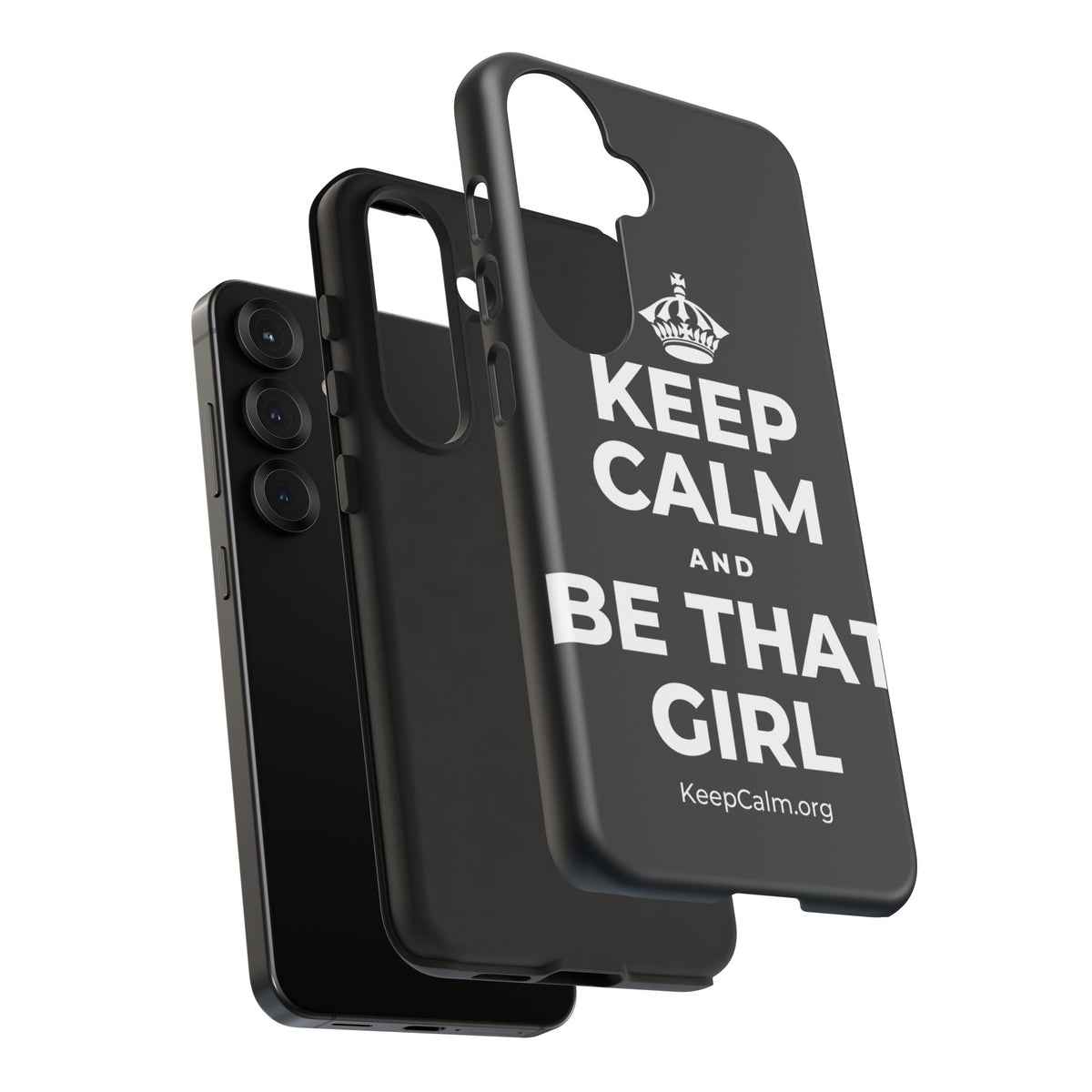 KEEP CALM AND BE THAT GIRL Phone Case (Dark)