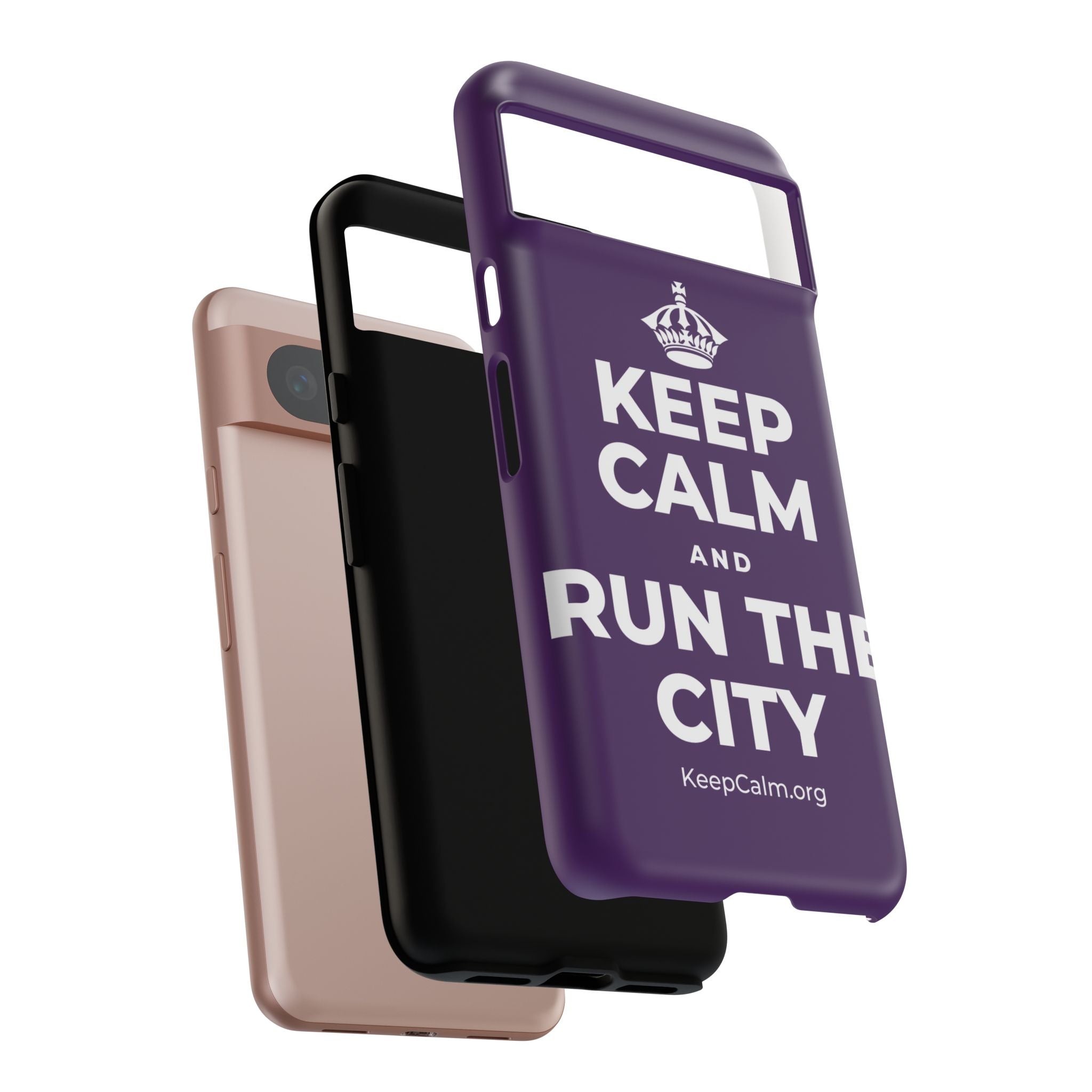KEEP CALM AND RUN THE CITY Phone Case