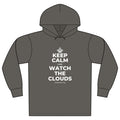 KEEP CALM AND WATCH THE CLOUDS Organic Hoodie Tee