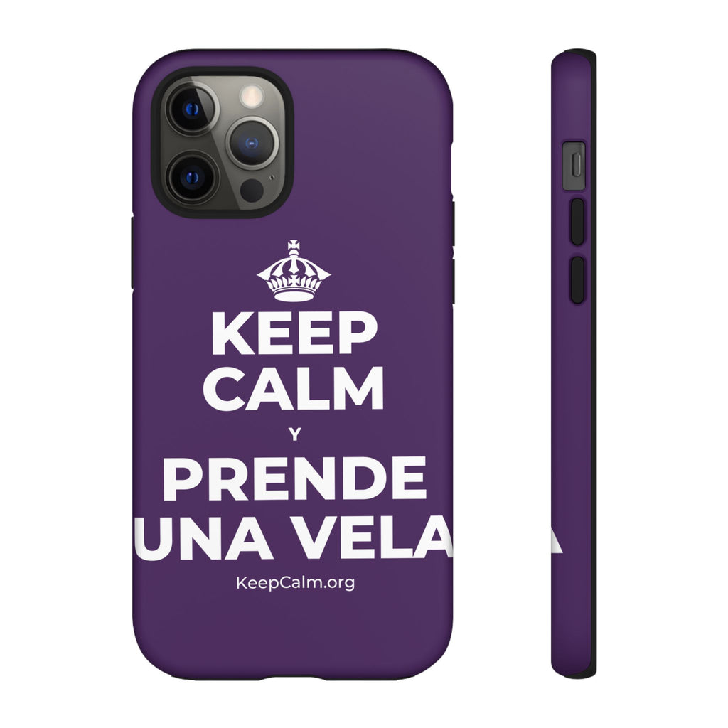 KEEP CALM Y PRENDE UNA VELA Phone Case