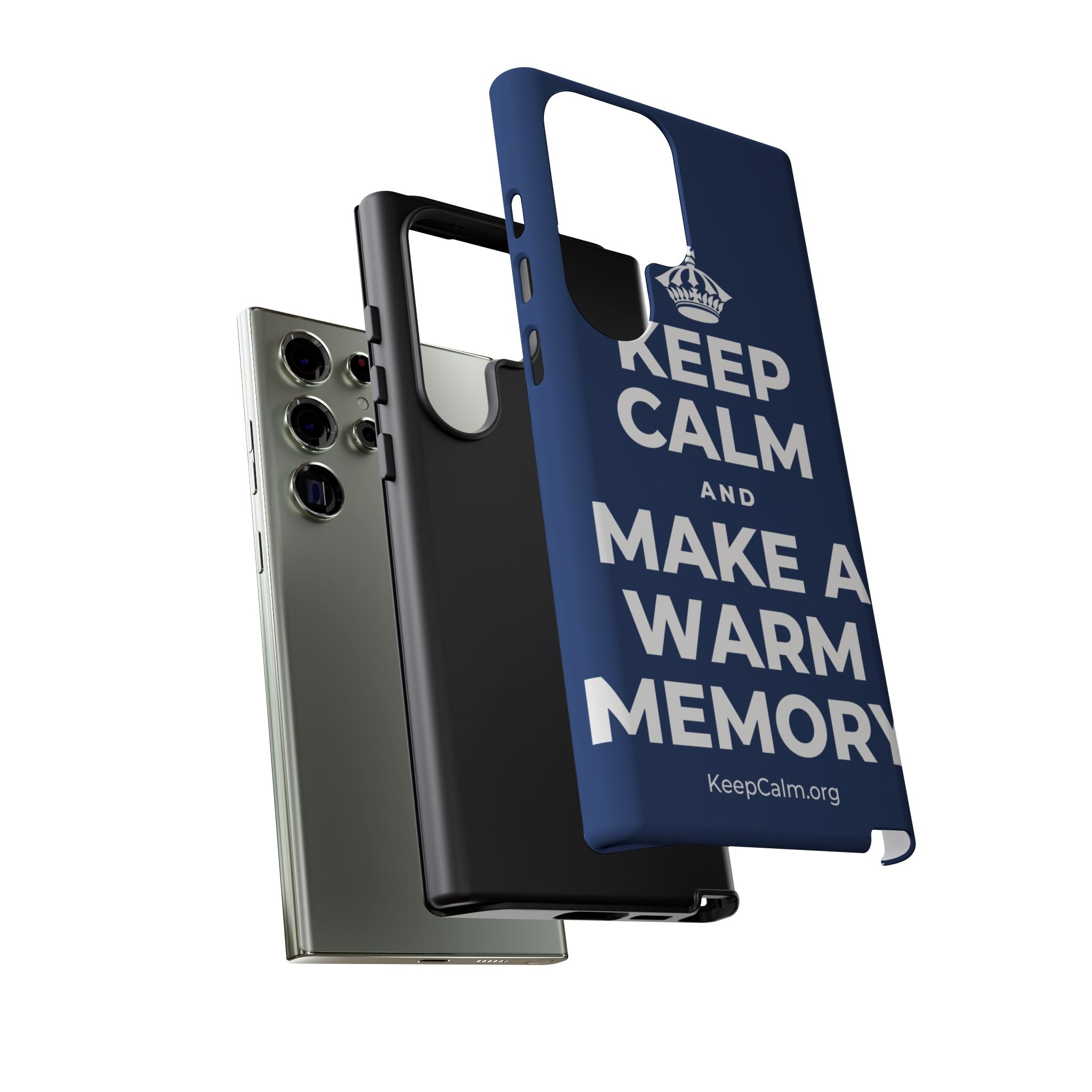 KEEP CALM AND MAKE A WARM MEMORY Phone Case