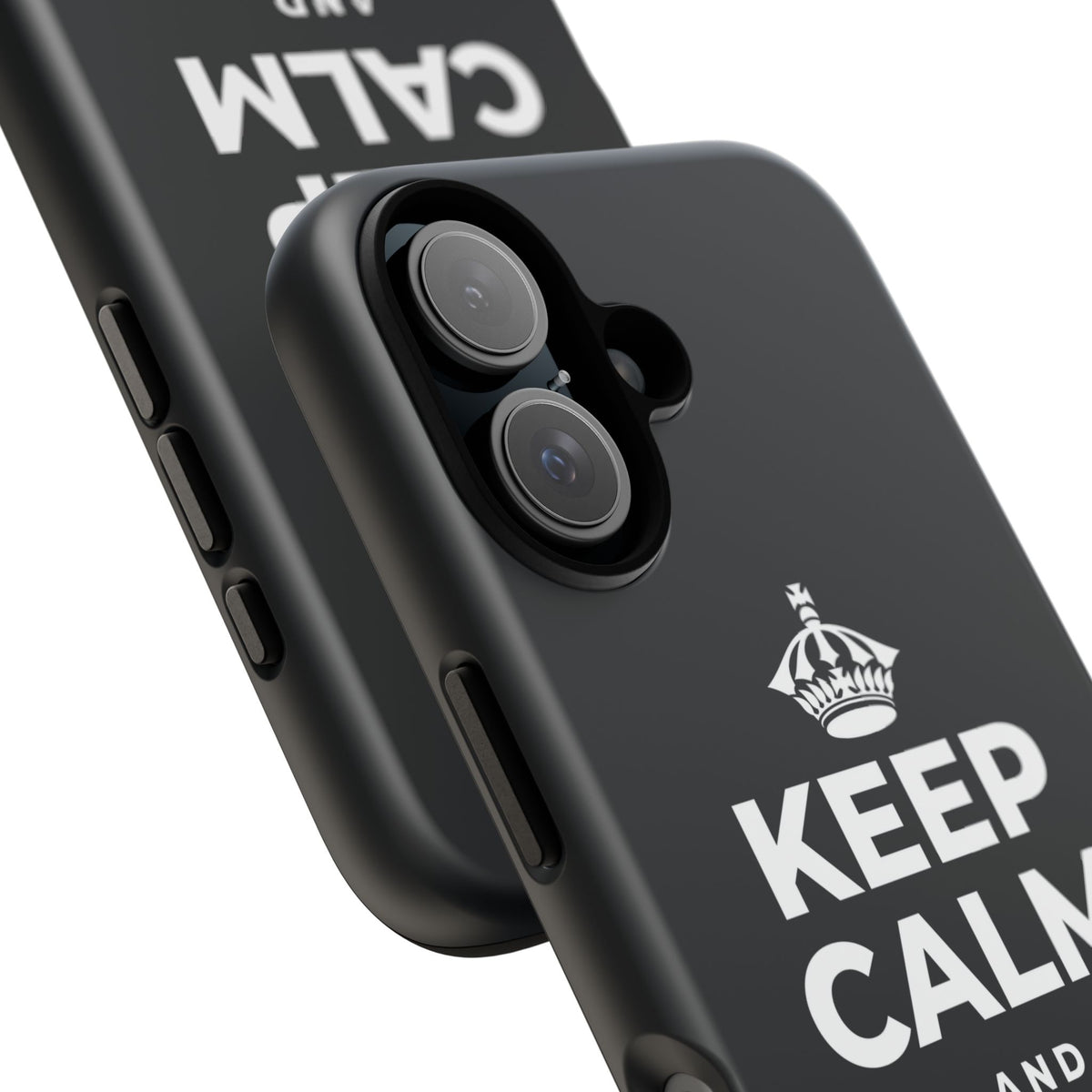 KEEP CALM AND BREATHE Phone Case (Dark)