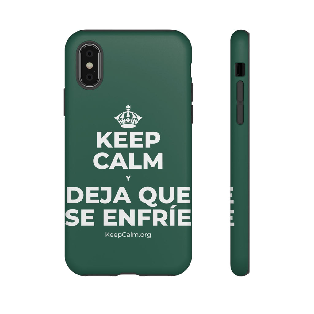 KEEP CALM Y DEJA QUE SE ENFRÍE Phone Case