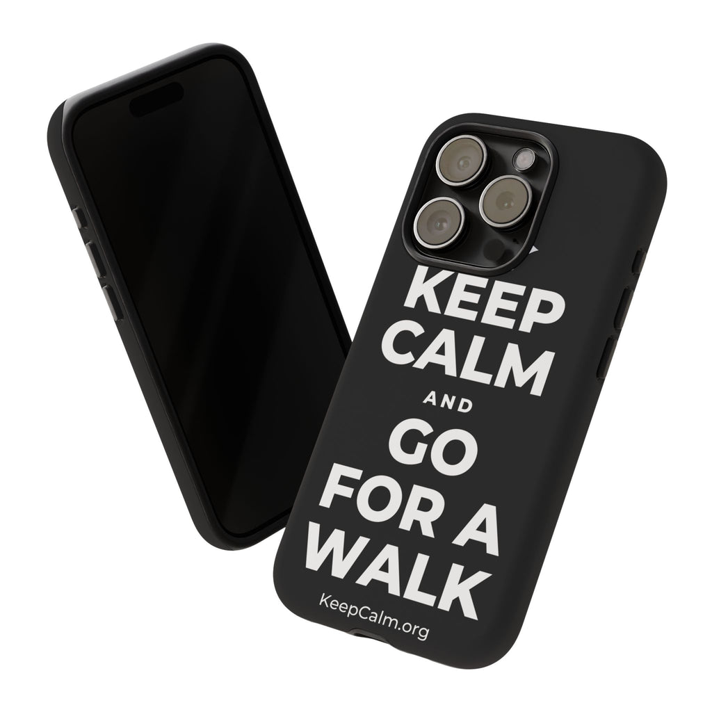 KEEP CALM AND GO FOR A WALK Phone Case