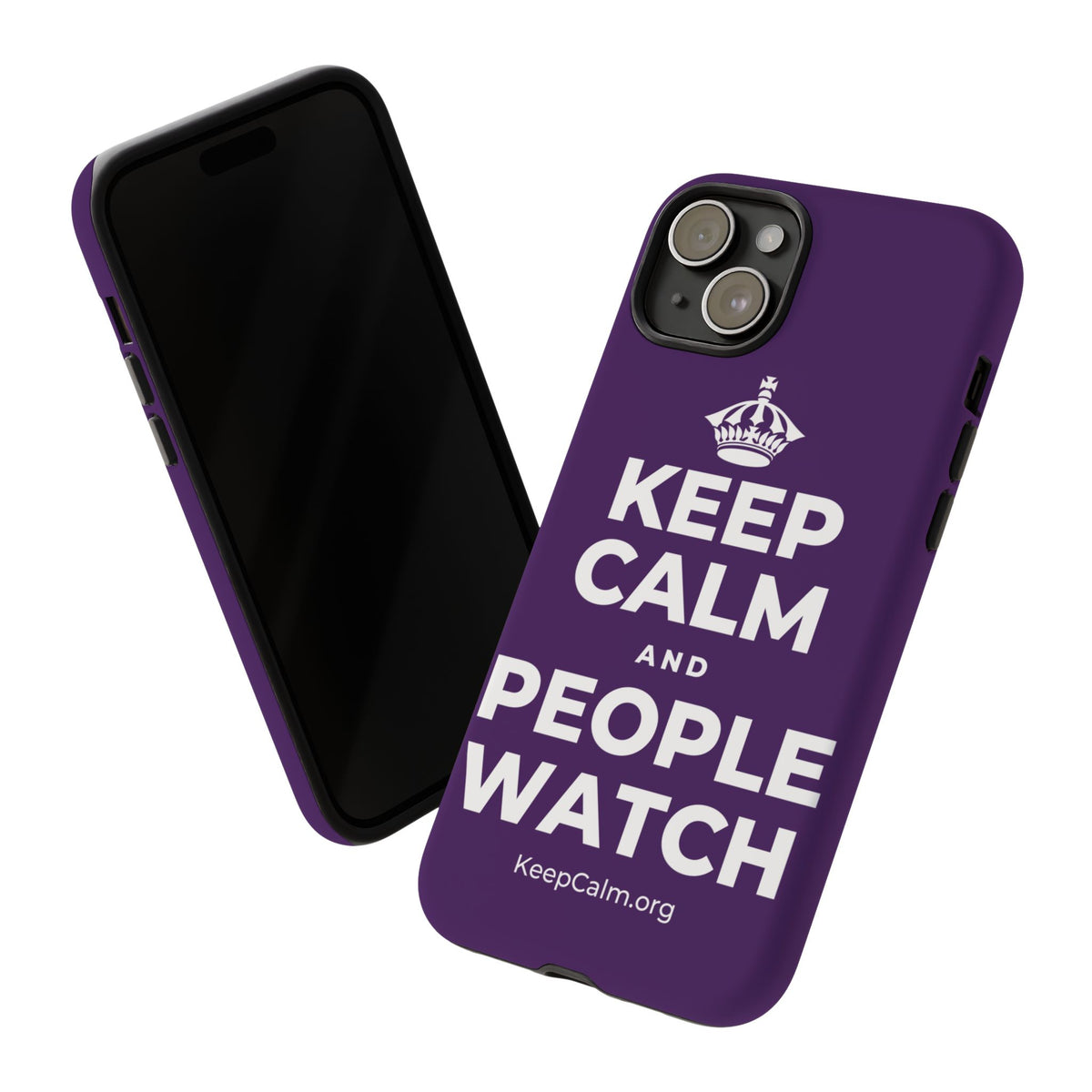 KEEP CALM AND PEOPLE WATCH Phone Case