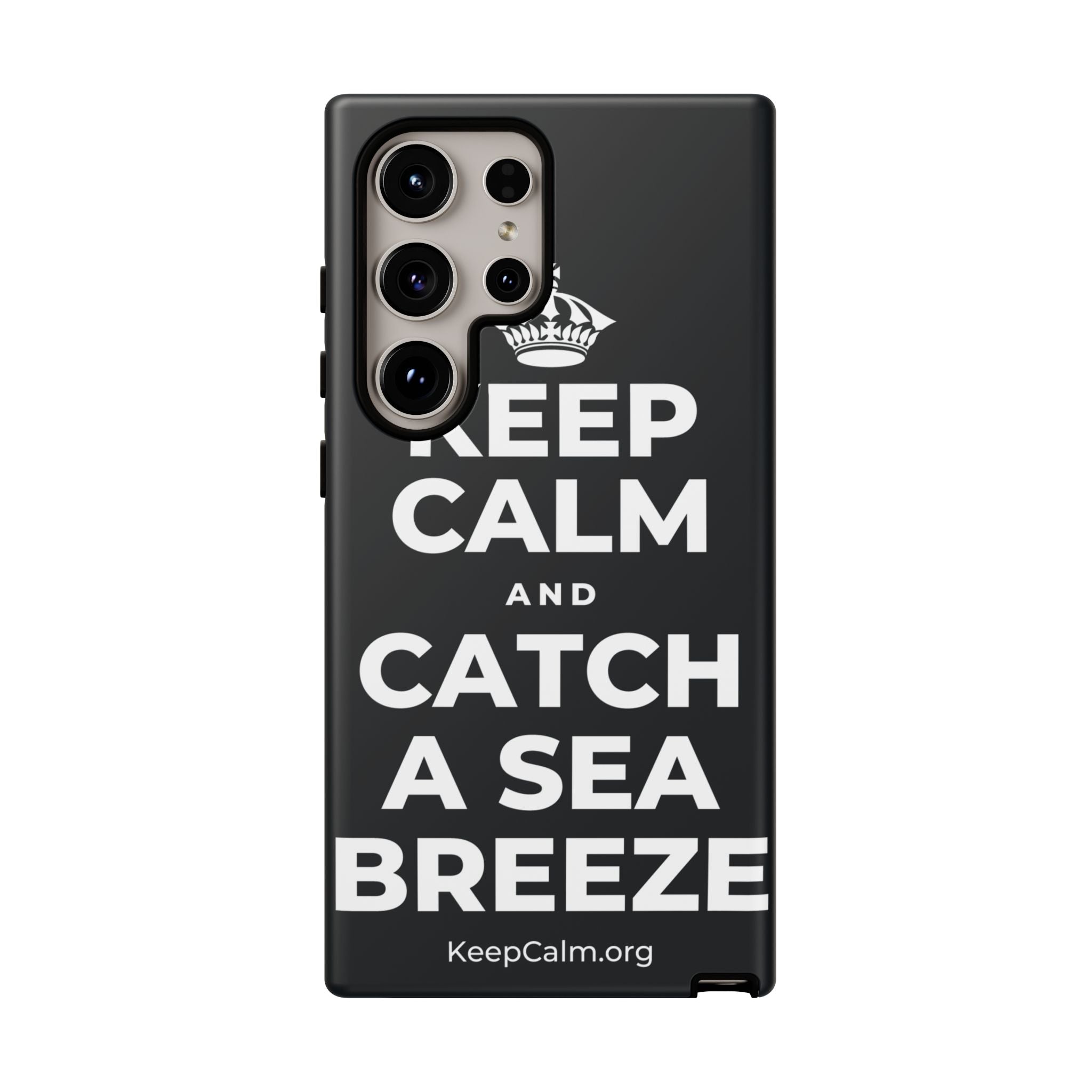 KEEP CALM AND CATCH A SEA BREEZE Phone Case (Dark)