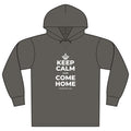 KEEP CALM AND COME HOME Organic Hoodie Tee