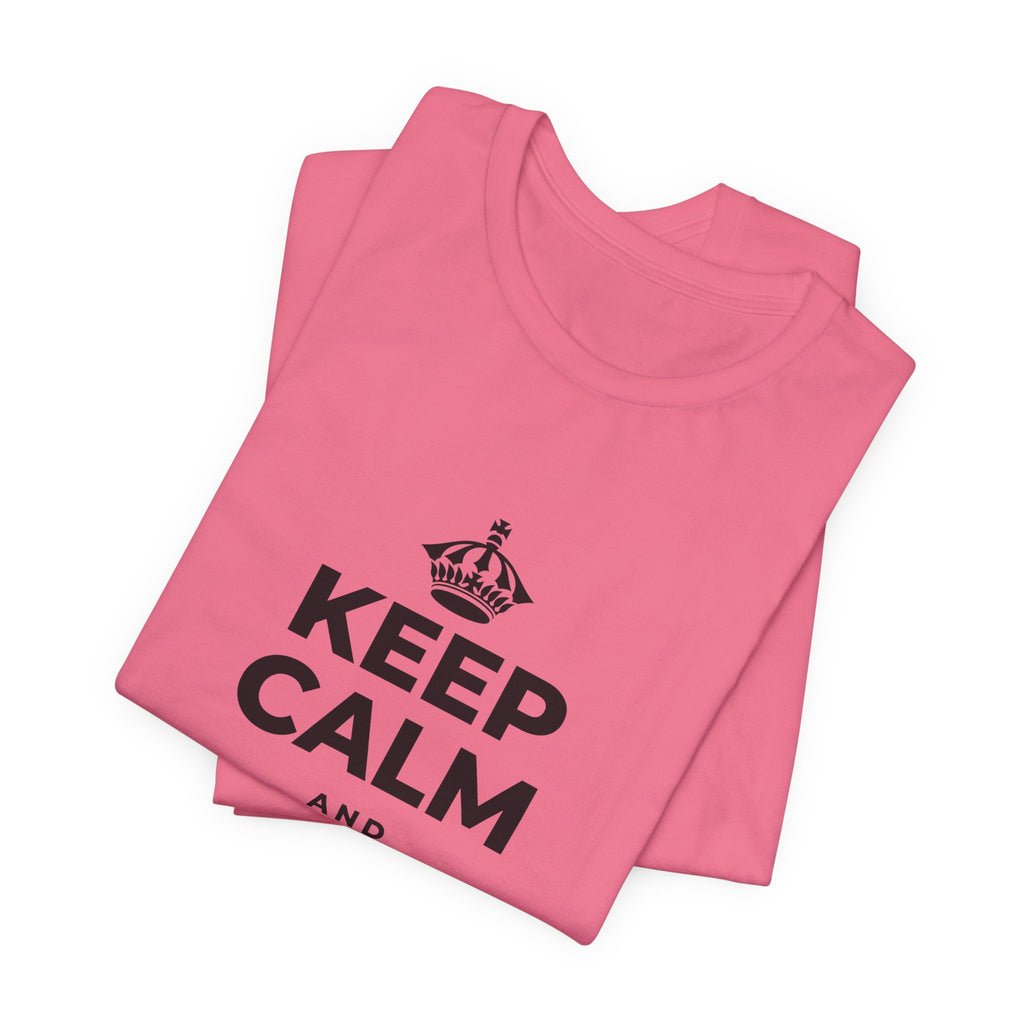 KEEP CALM AND OWN THE NIGHT T-Shirt (Military Green–Autumn)