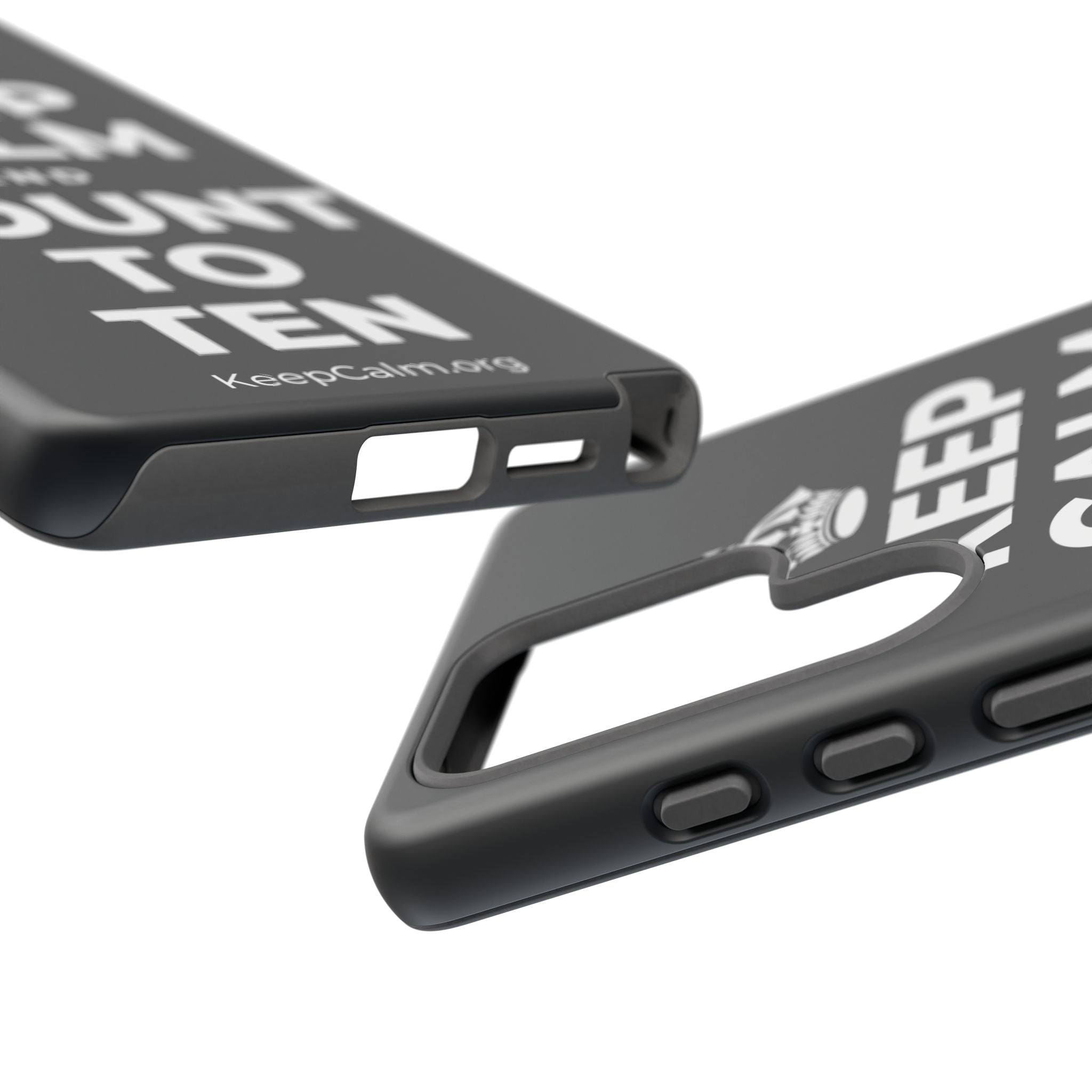 KEEP CALM AND COUNT TO TEN Phone Case (Dark)