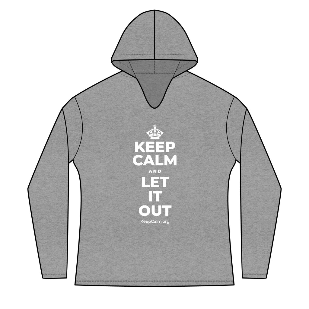 KEEP CALM AND LET IT OUT Women's Long Sleeve Hoodie