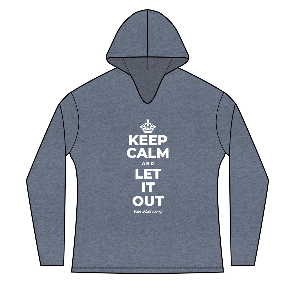 KEEP CALM AND LET IT OUT Women's Long Sleeve Hoodie