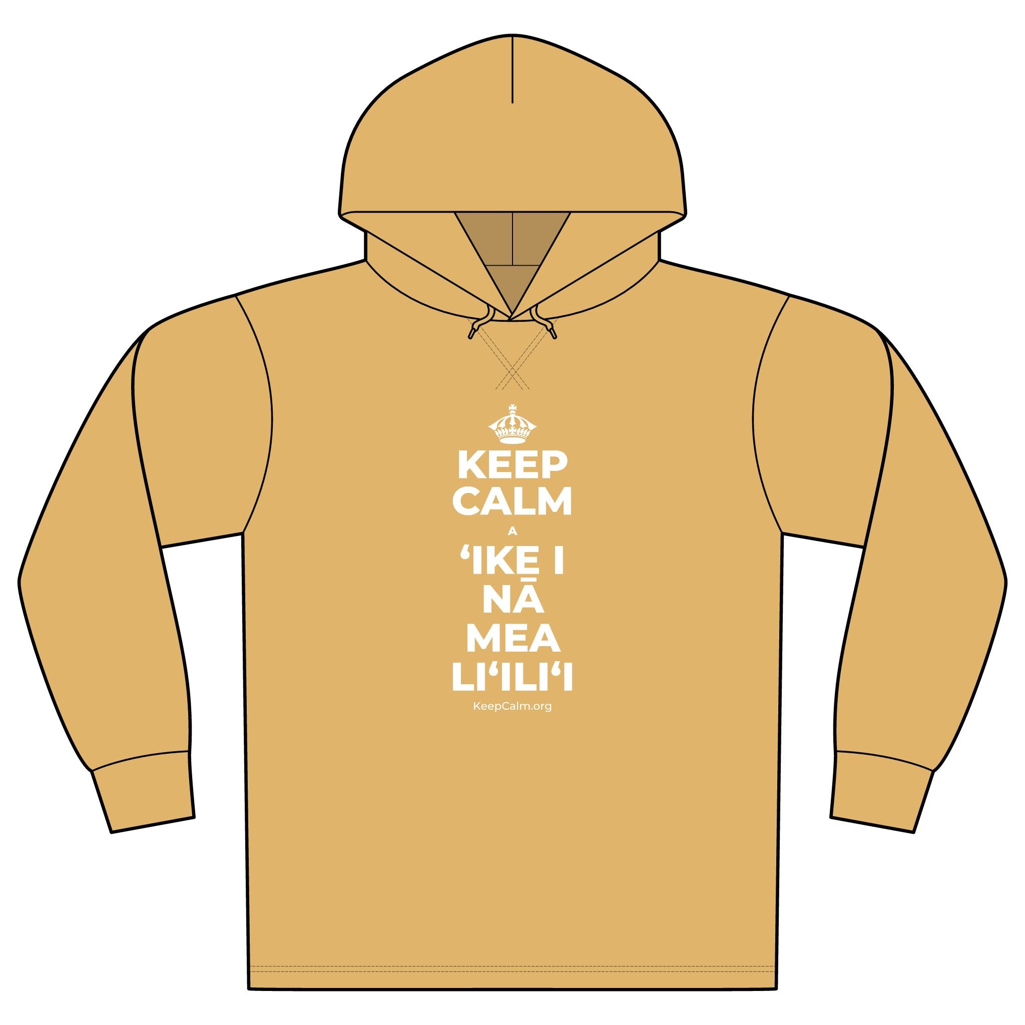 KEEP CALM A ʻIKE I NĀ MEA LIʻILIʻI Organic Hoodie Tee