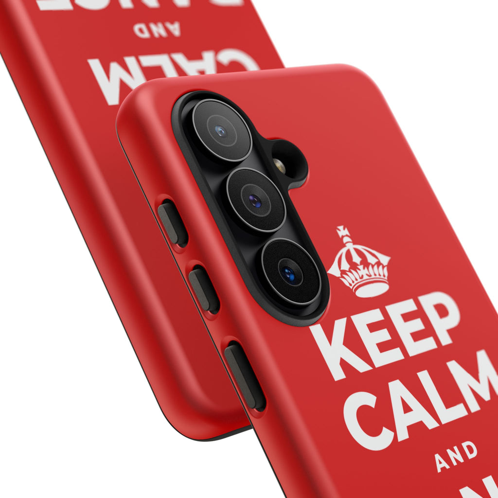 KEEP CALM AND DANCE WITH ME Phone Case